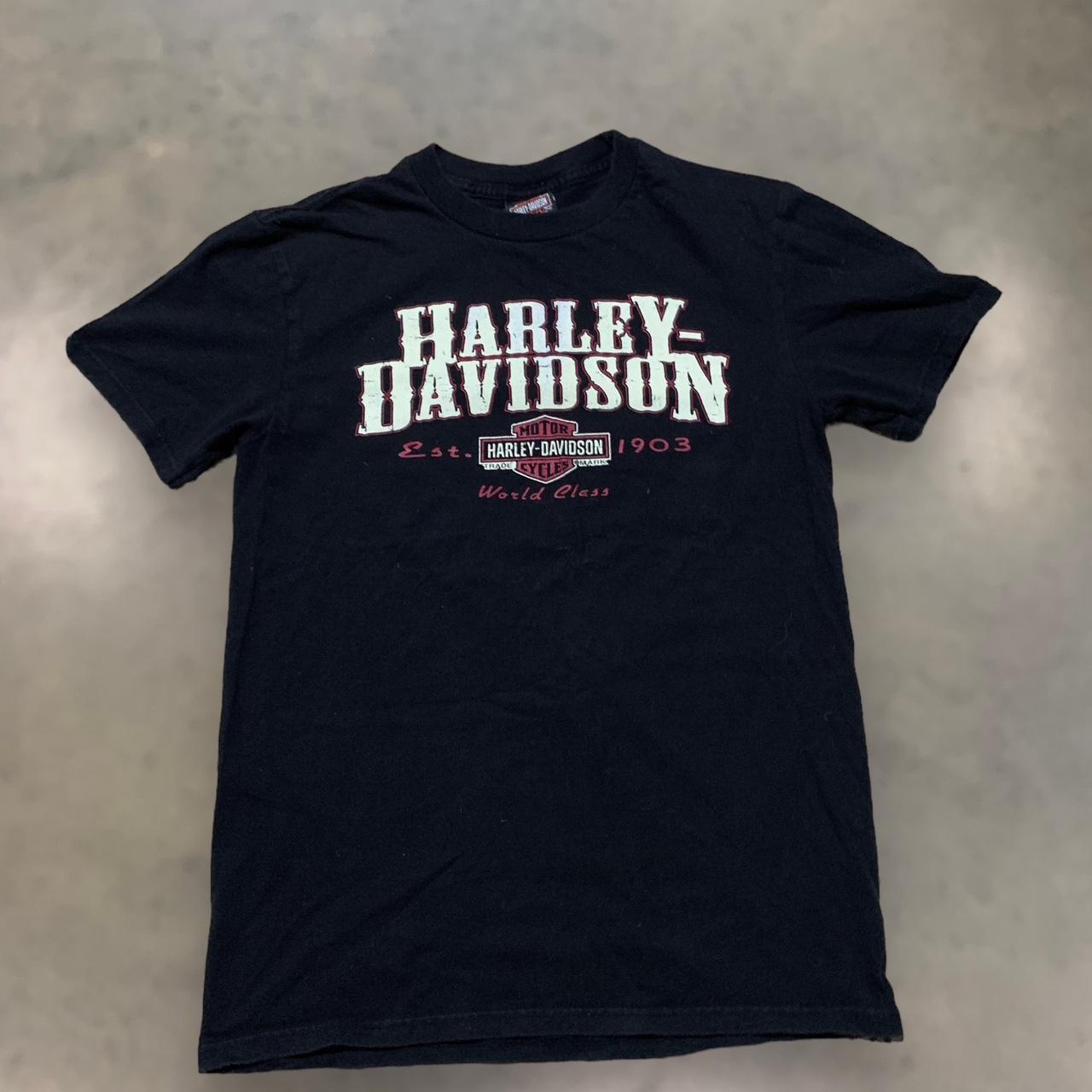 Vintage Harley Davidson T-Shirt Dated... - Depop