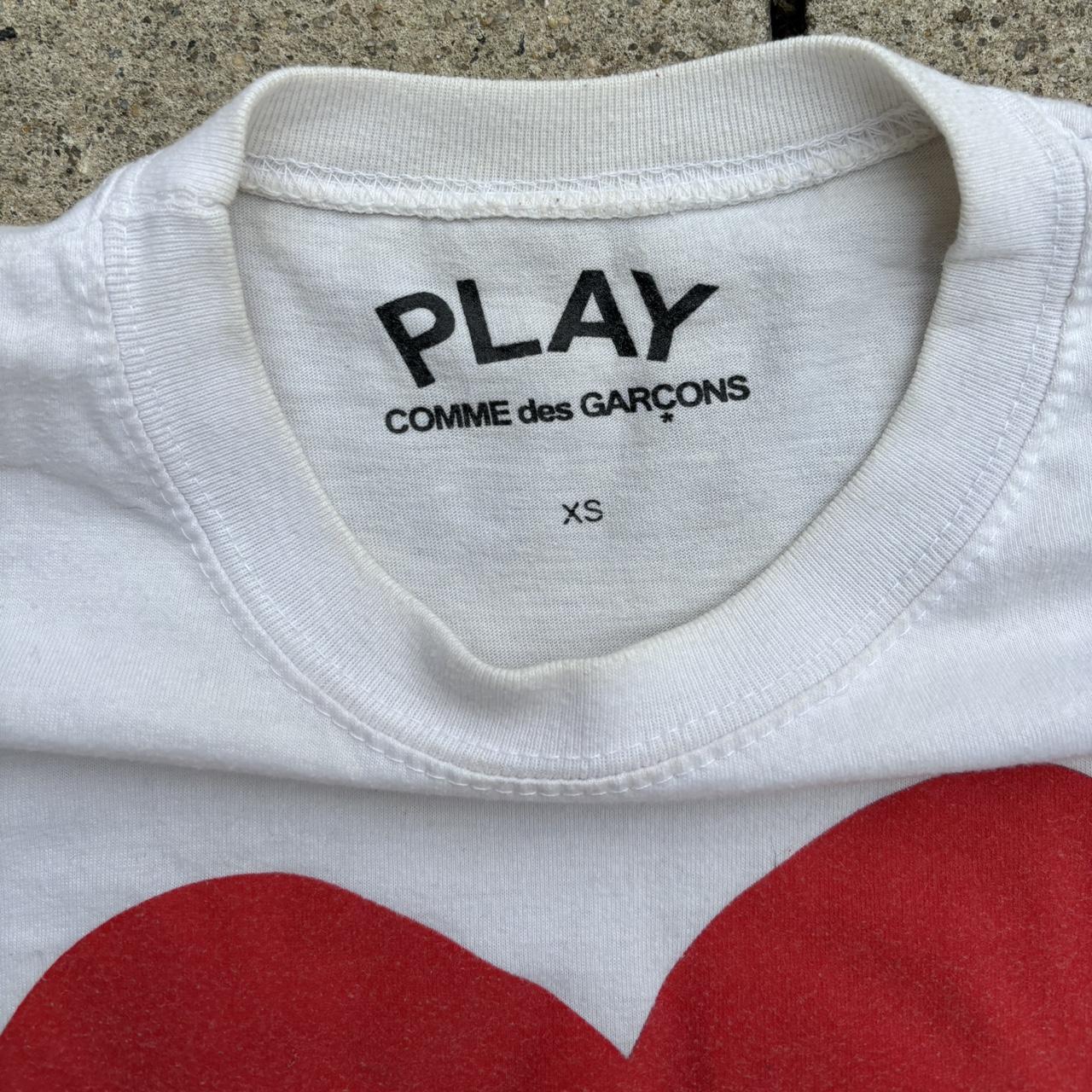 Comme des Garçons Play Men's White T-shirt (3)