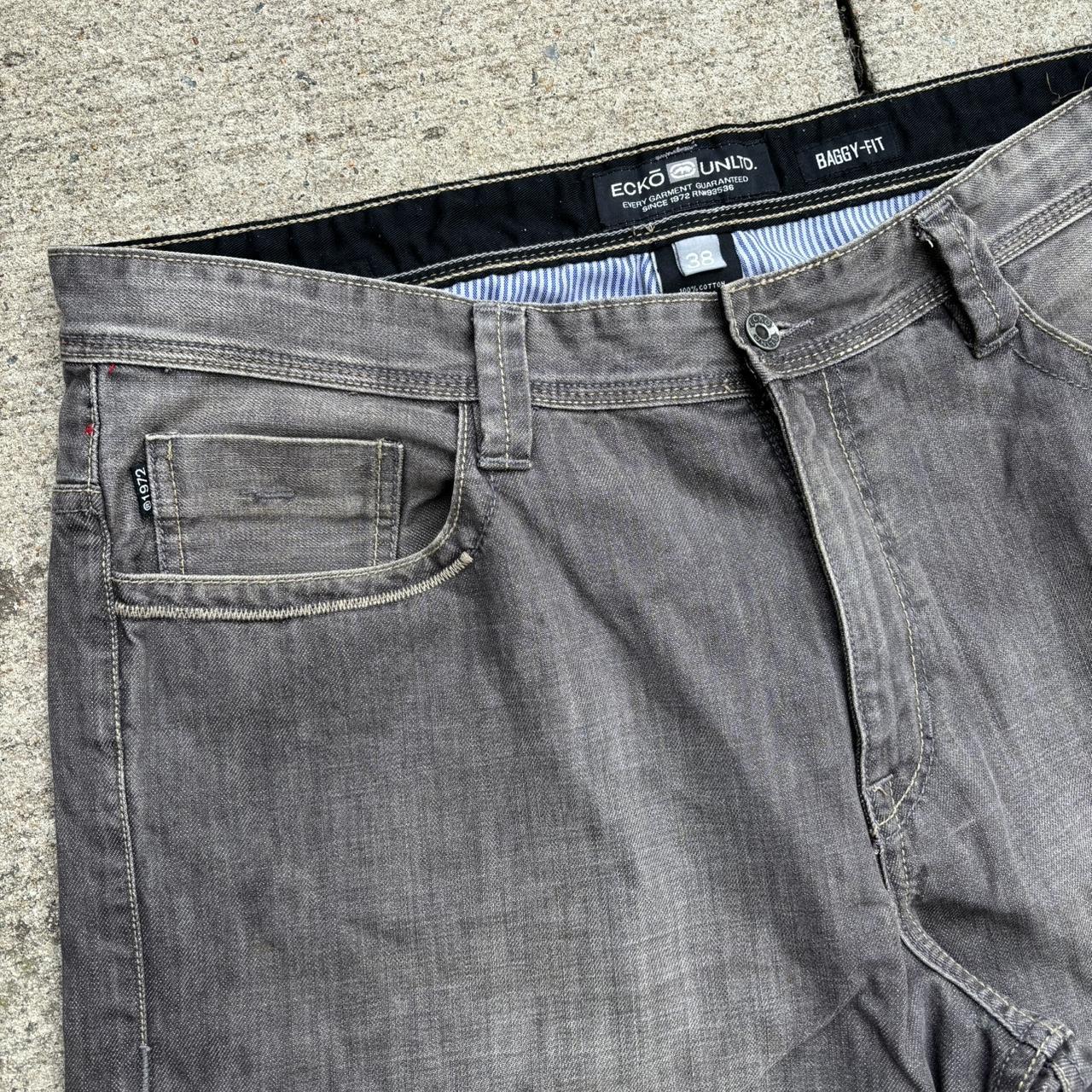 Vintage Baggy Wide-leg Ecko Unitd Jeans Condition -... - Depop