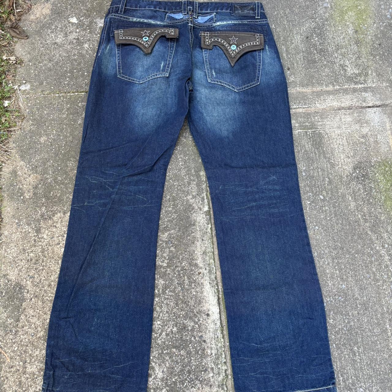 NWT Y2K Baggy Robin’s Jeans Condition -... - Depop