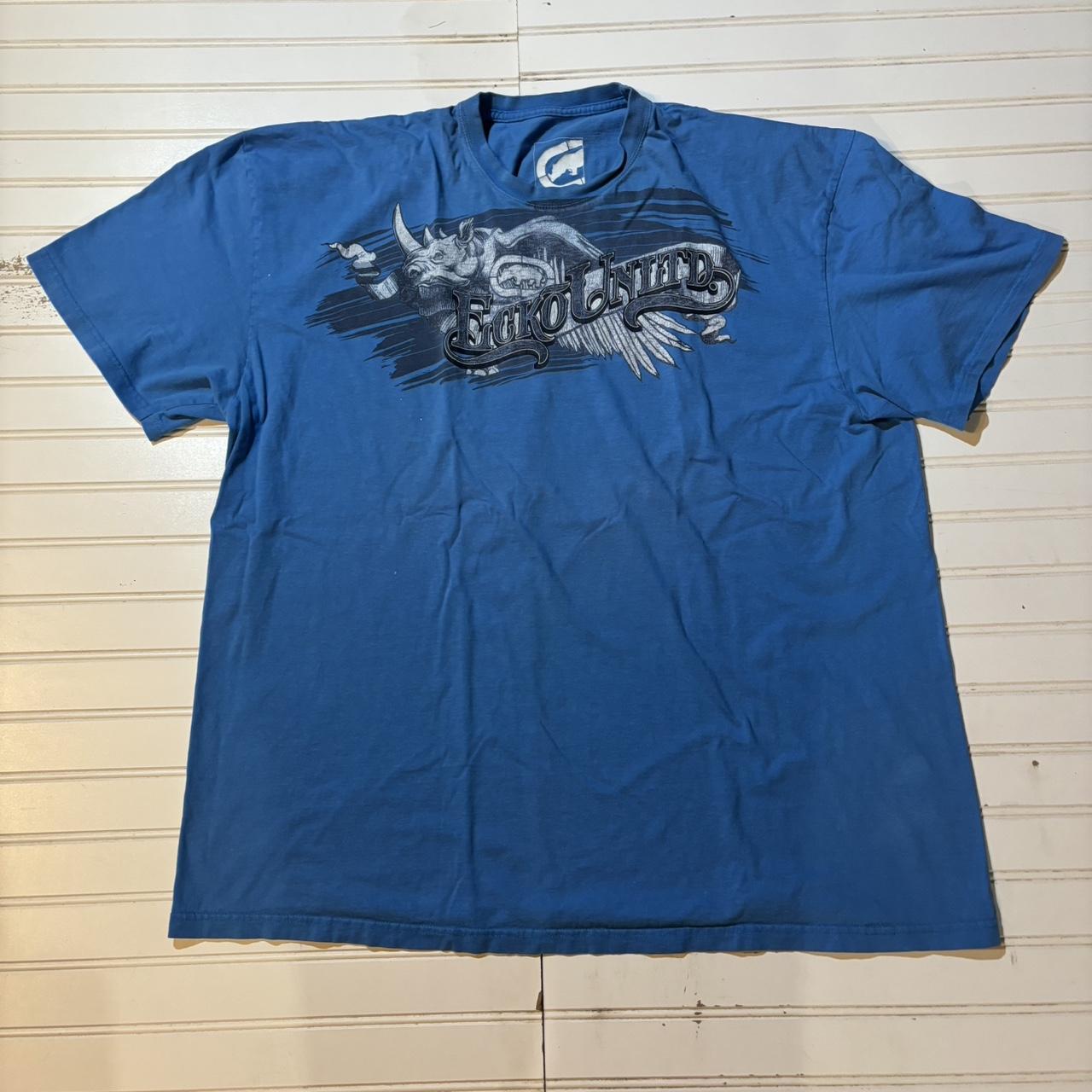 Super Baggy 00's Ecko Unit T-Shirt Condition -... - Depop