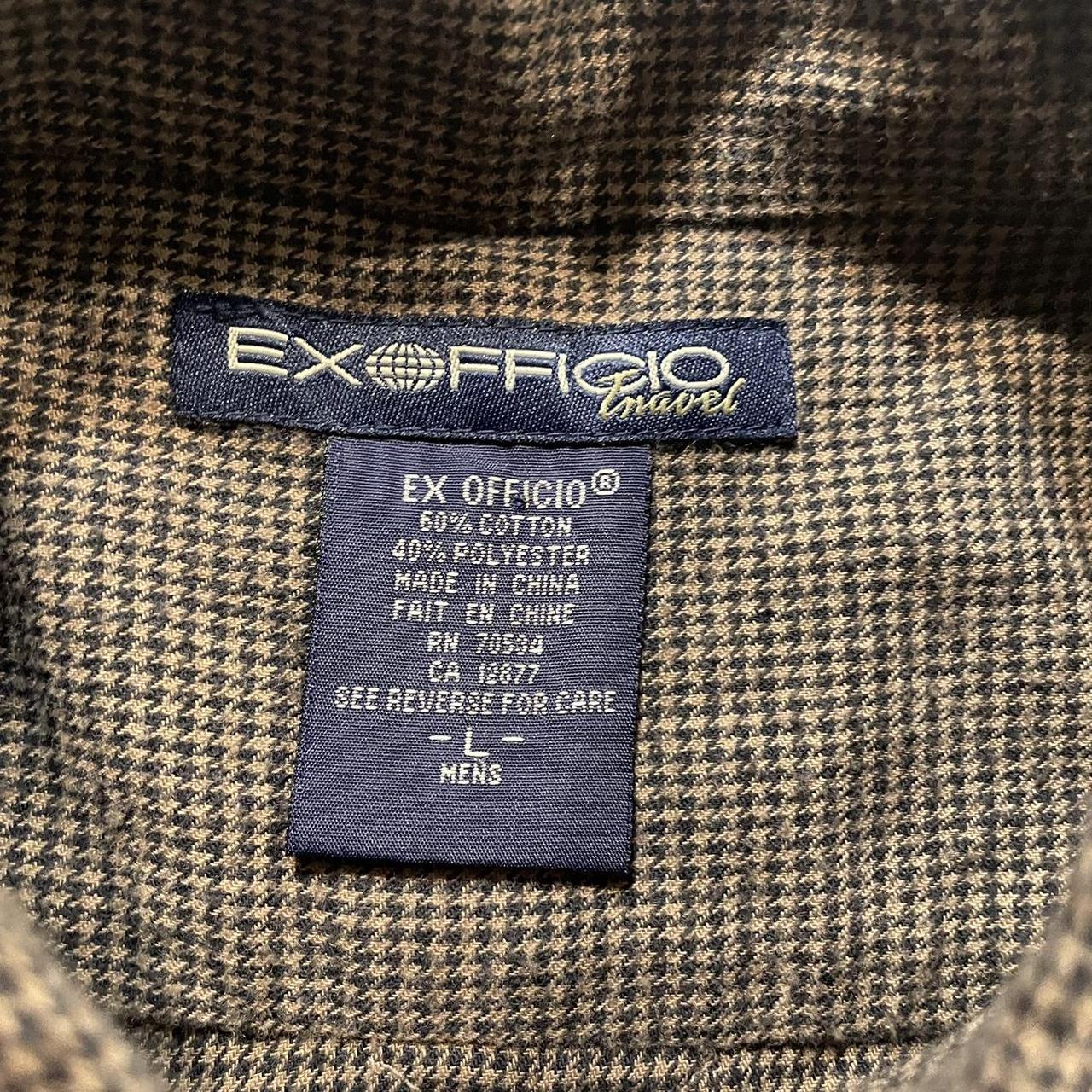 ExOfficio Men's Black and Brown Shirt (4)