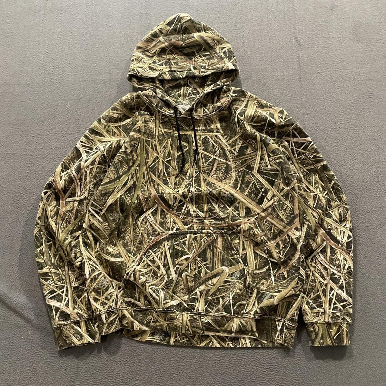 Mossy Oak Hoodie Mens Medium Shadow Grass Blades