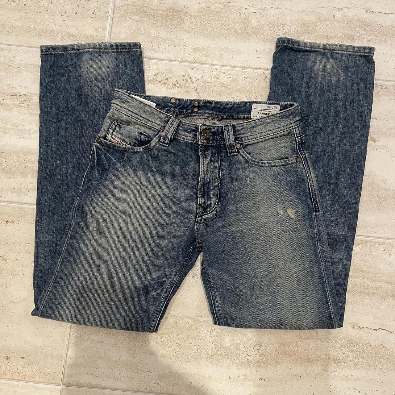 Diesel vintage straight leg jeans Kids size but fit... - Depop