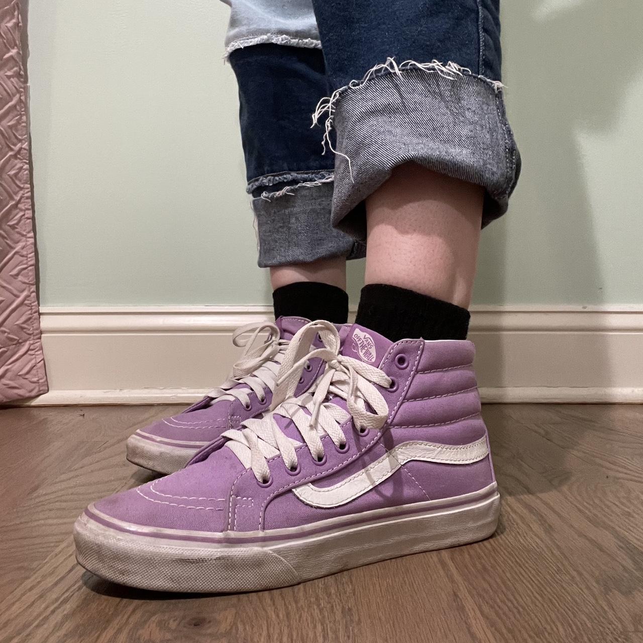 Vans Sk8 High Mens 6.5 Womens 8 Lavender Lilac