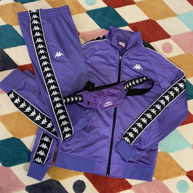 Kappa purple jacket best sale