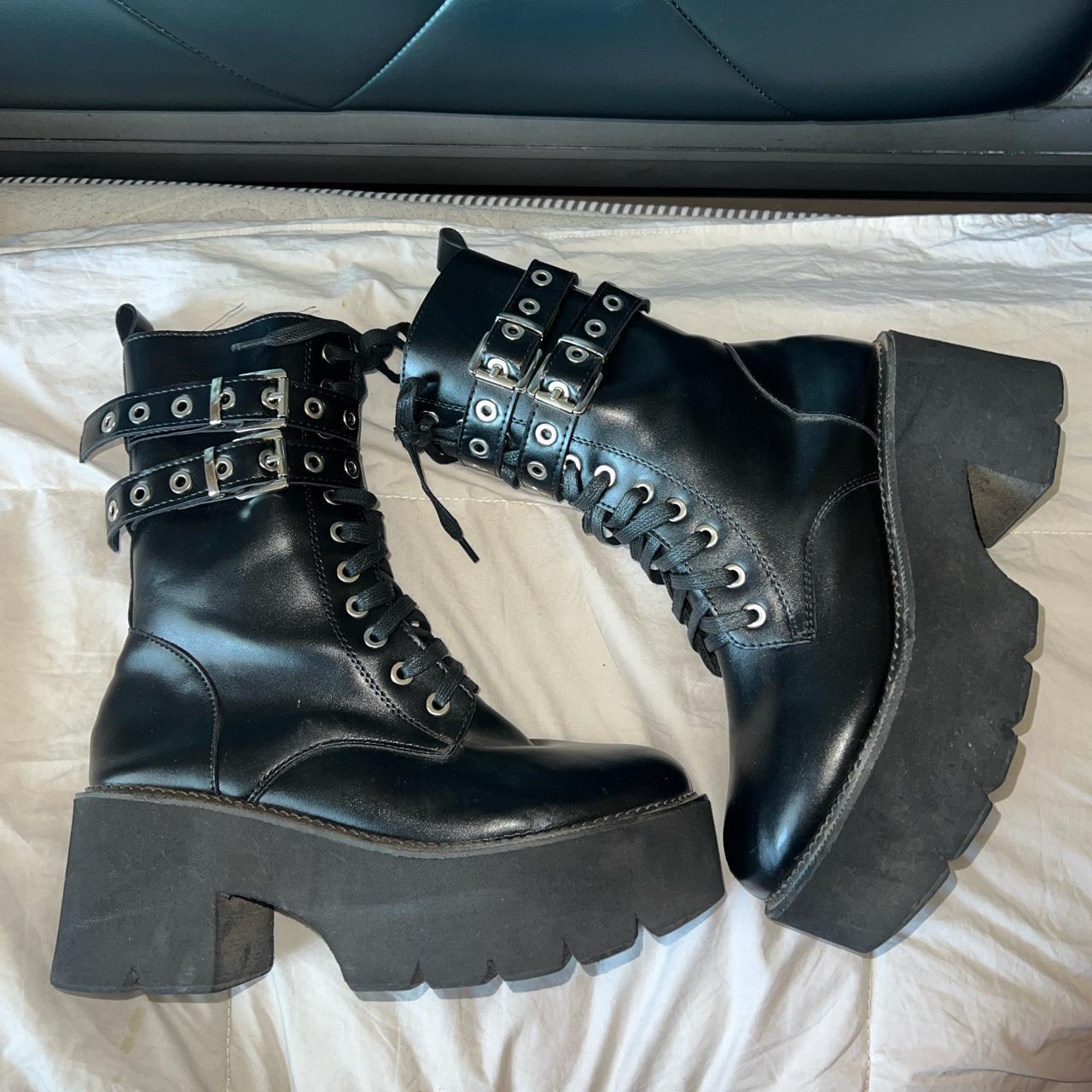 cheap goth boots