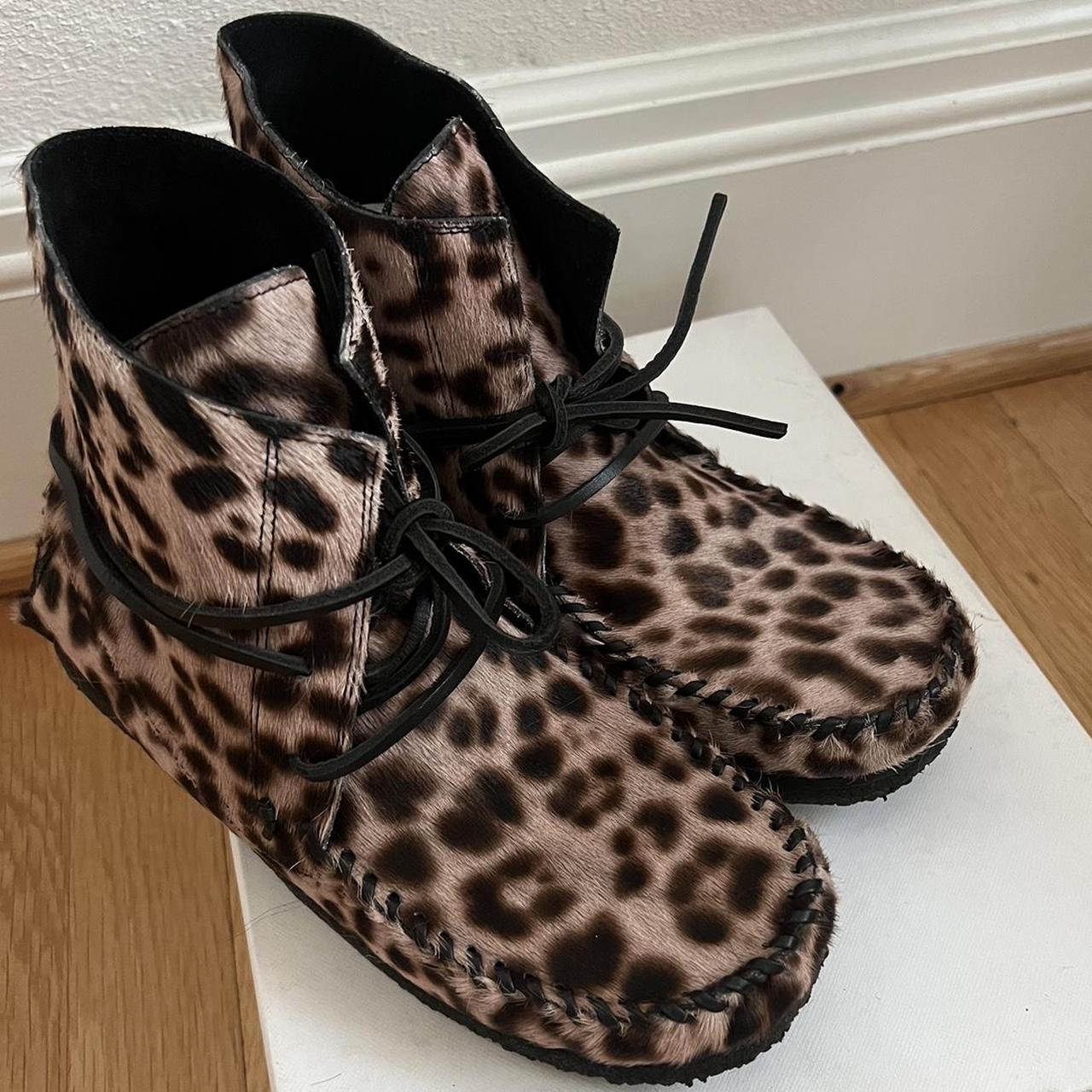 Boots leopard shop isabel marant