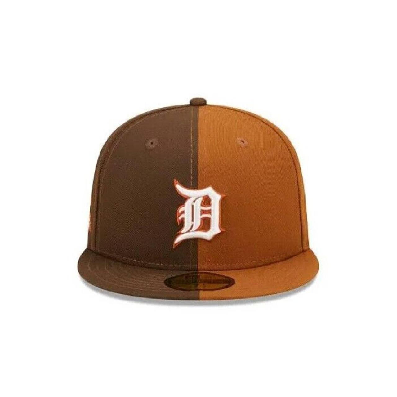 Detroit Tigers New Era Black Orange 59 fifty Fitted - Depop