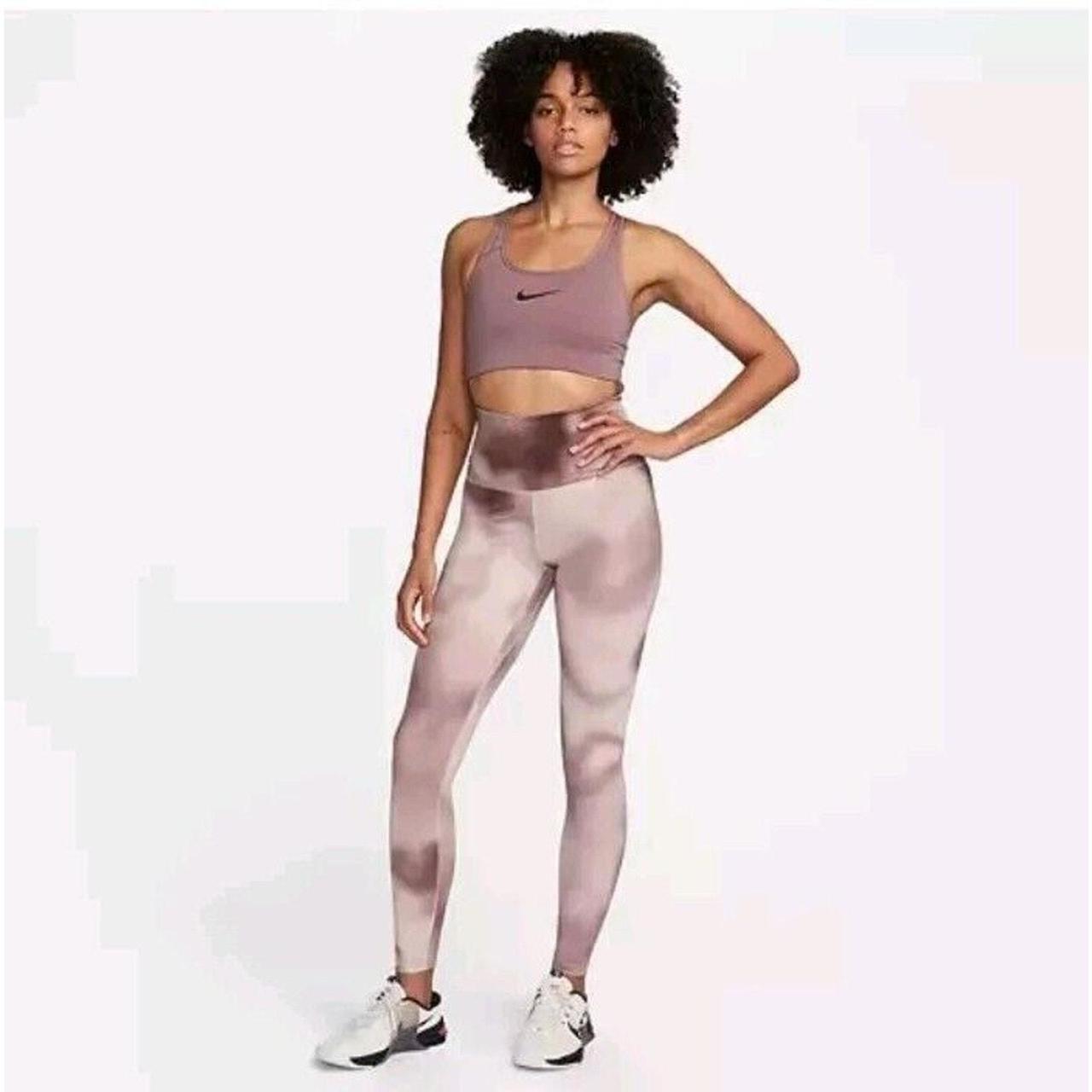 Nike running power leggings in smokey mauve best sale