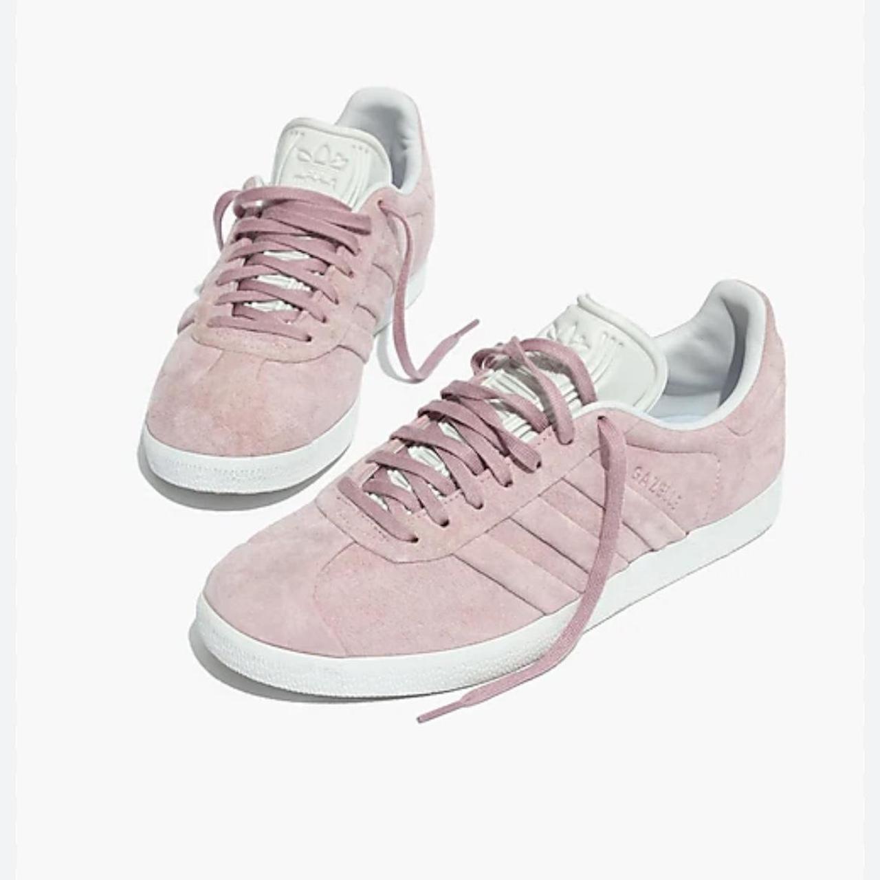 Adidas gazelle stitch and fashion turn pink