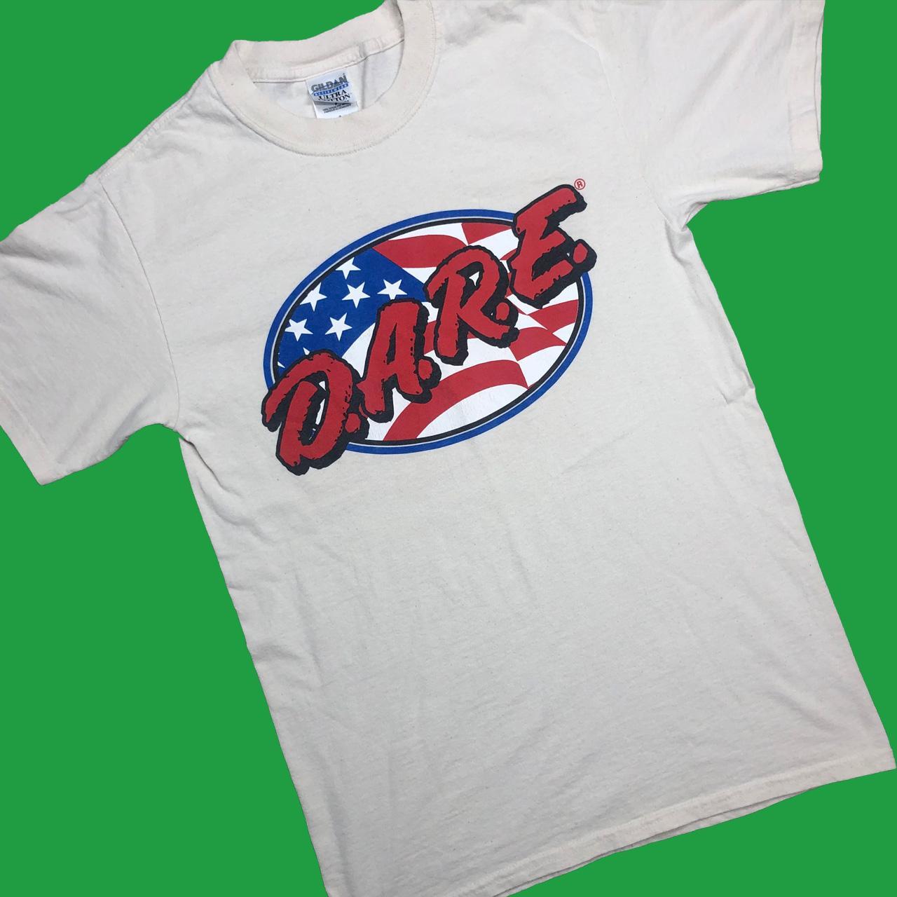 2000s D.A.R.E. DARE Drugs American Flag Vintage... - Depop