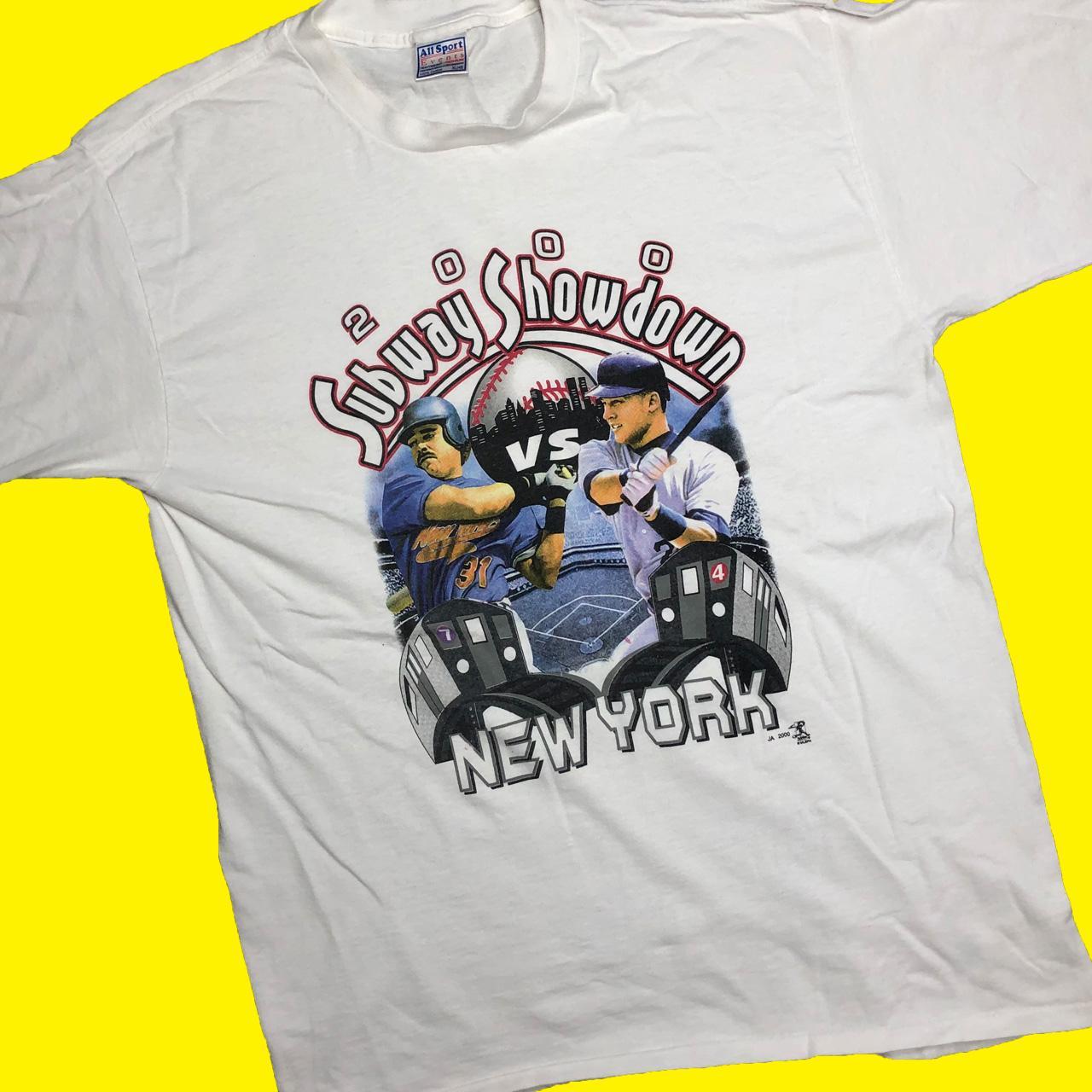 Vtg 2000 Subway Showdown MLB New York Mets VS Yankees Tshirt