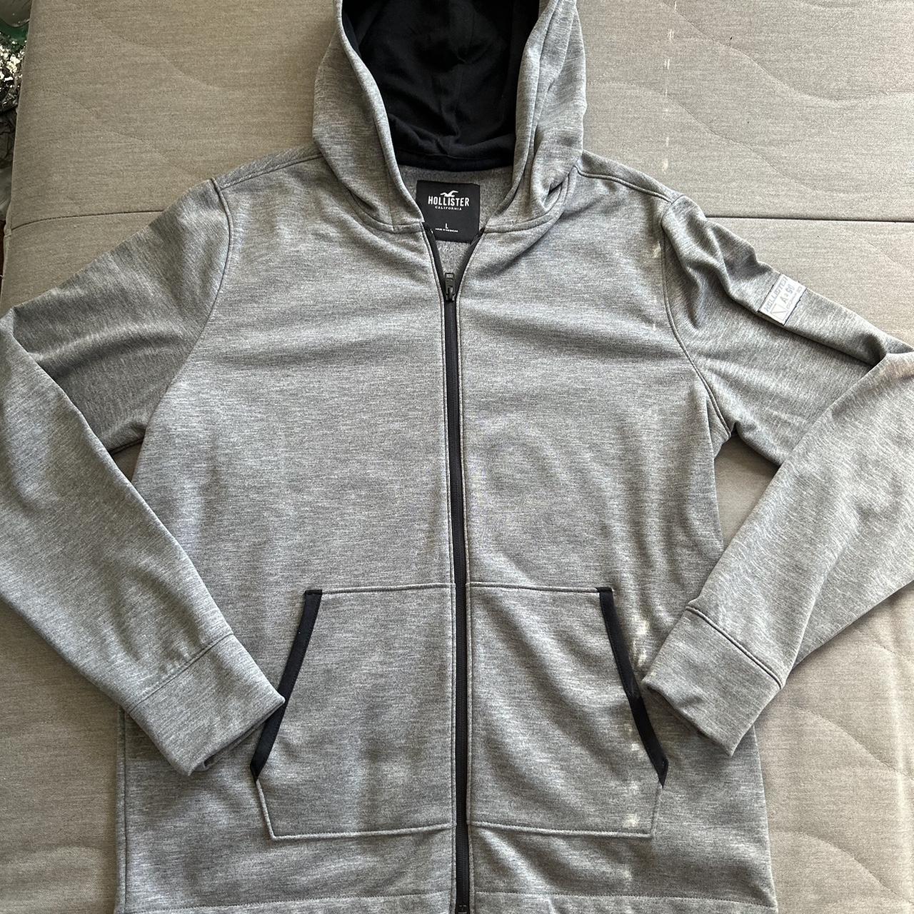 Hollister gray outlet jacket