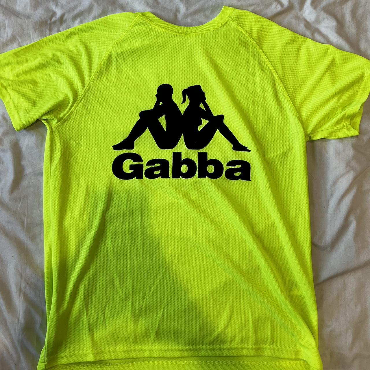 Gabber Eleganza Rave Neon Yellow Gabba Hardcore... - Depop