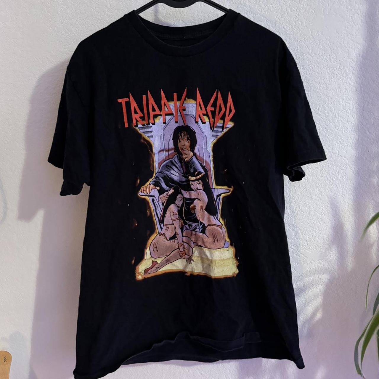 trippie redd graphic tee size large will ship... - Depop