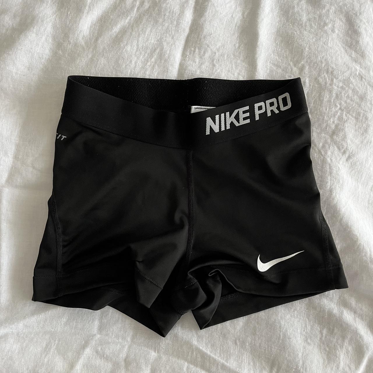 womens black nike pros
