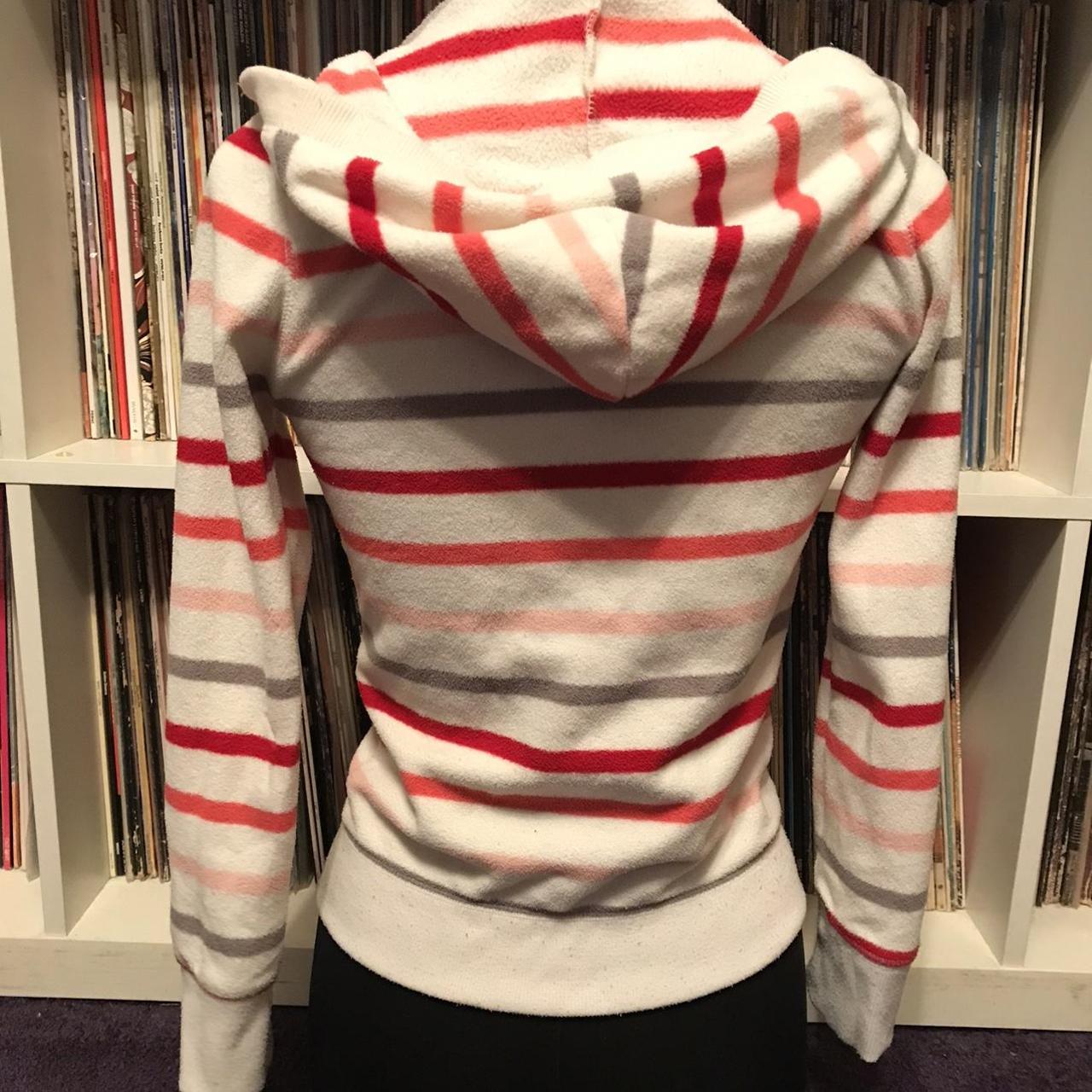 Old Navy Women's Pink and White Jacket | Depop