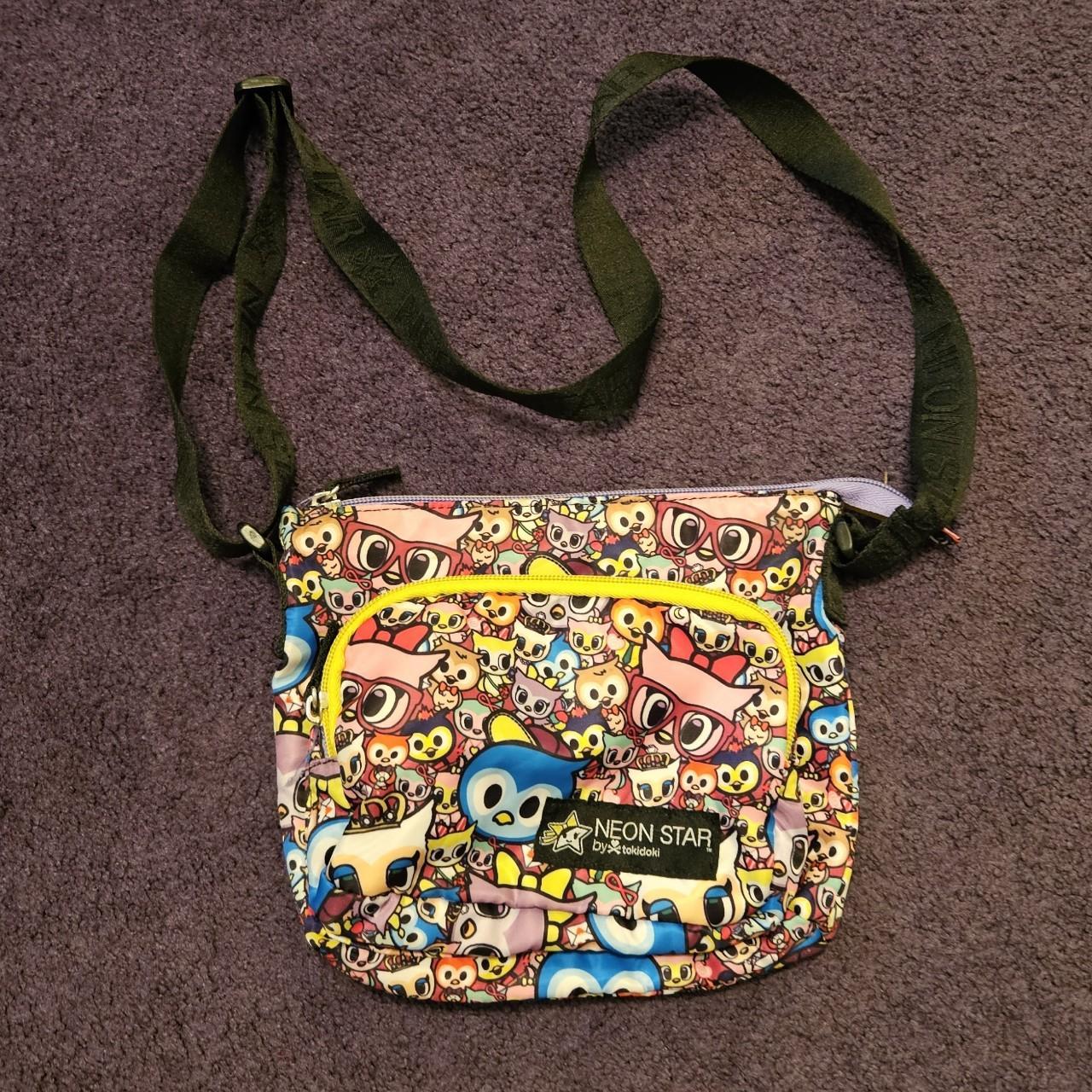 Tokidoki neon star owl side mini messenger bag purse Depop