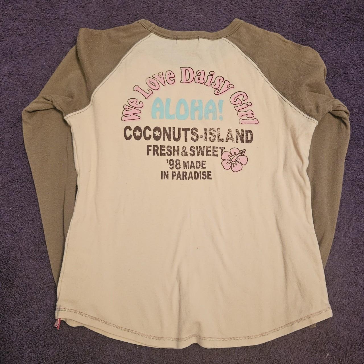 Japanese brand daisy lovers baseball long sleeve... Depop