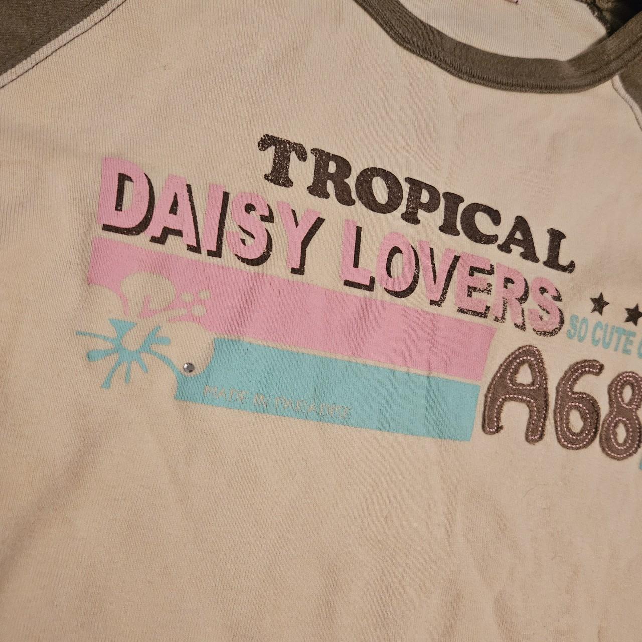 Japanese brand daisy lovers baseball long sleeve... Depop