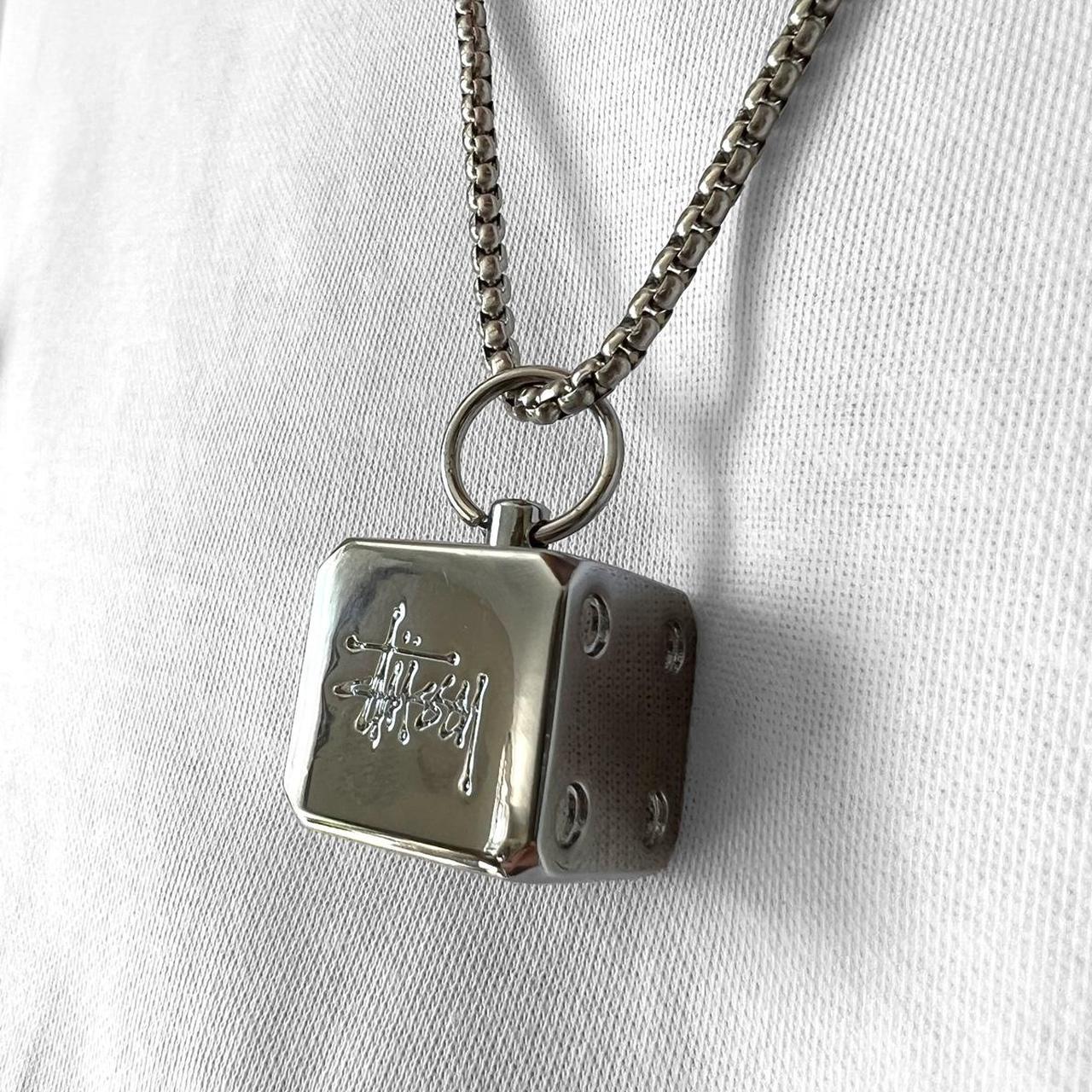 Stüssy Dice Chain Necklace Approx 27” Also - Depop