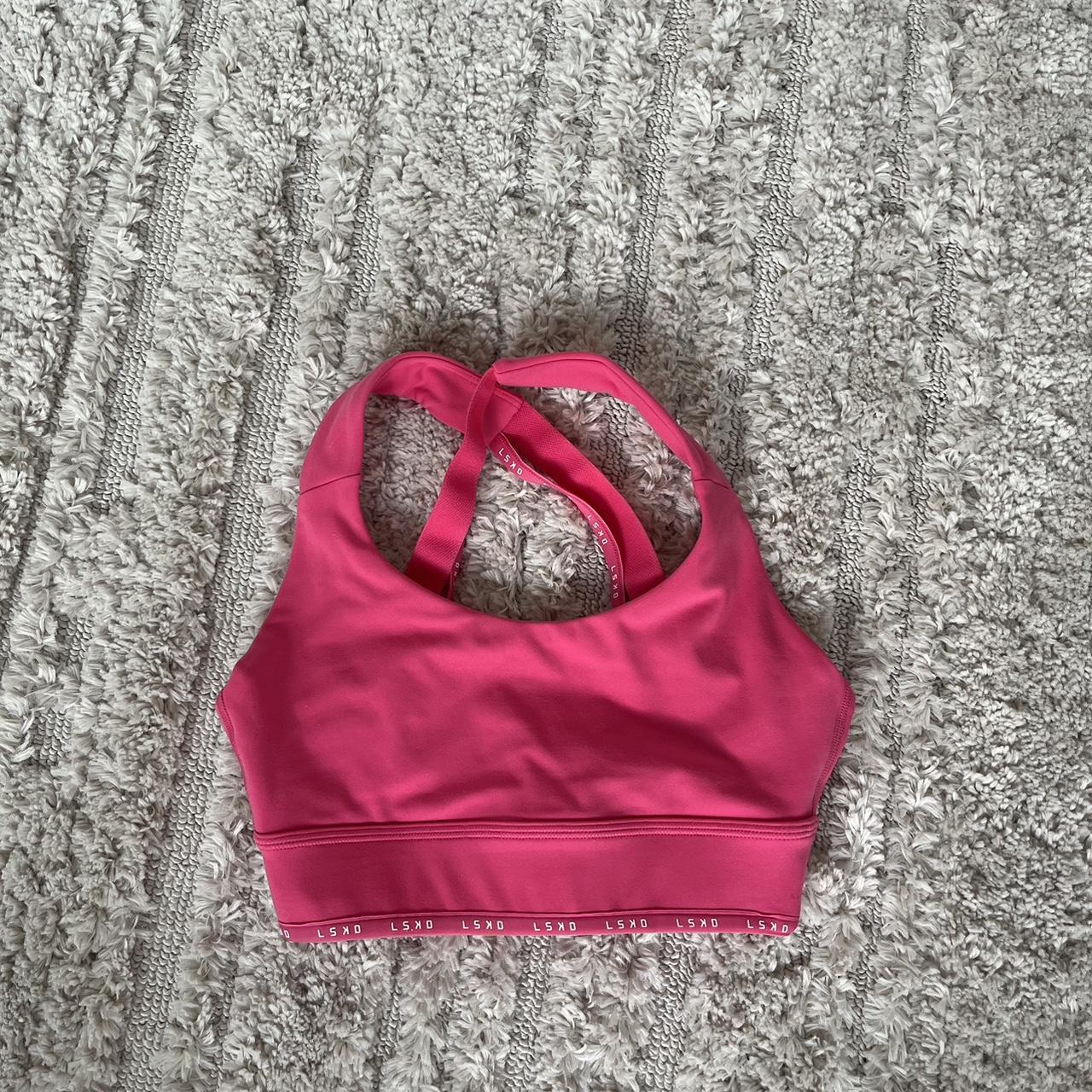 LSKD pink sports bra size XXS never been worn too - Depop