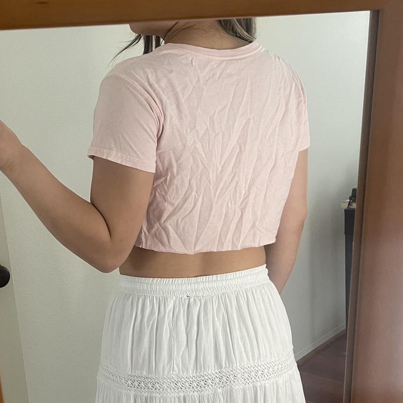 baby pink john deere baby tee cutie john deere tee... Depop