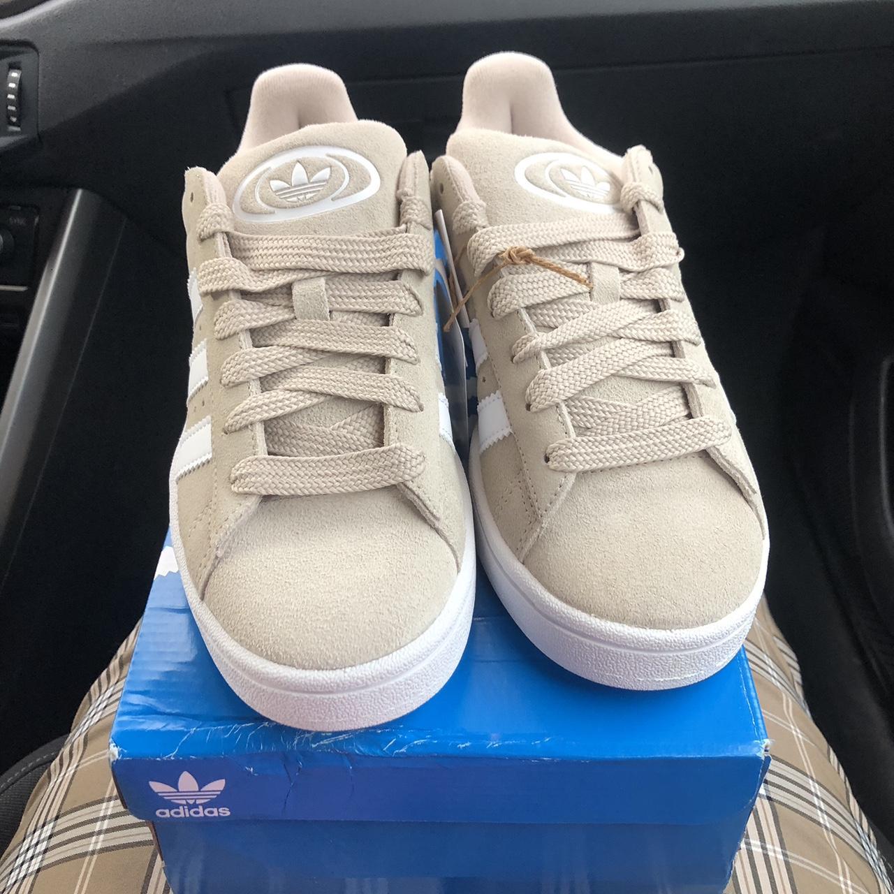 Adidas campus 00s wonder white beige Size... - Depop