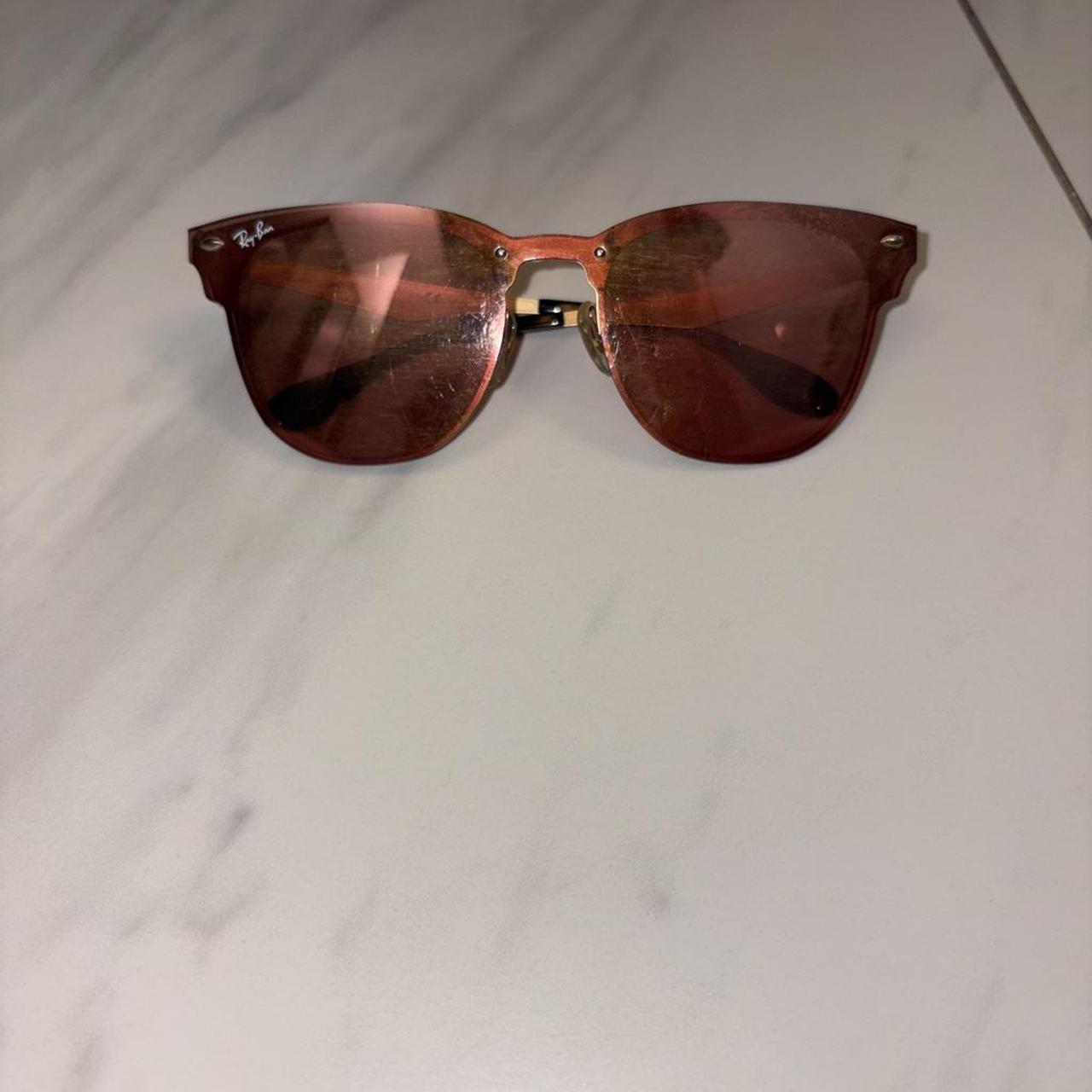 Ray-ban women's brown and pink sunglasses
