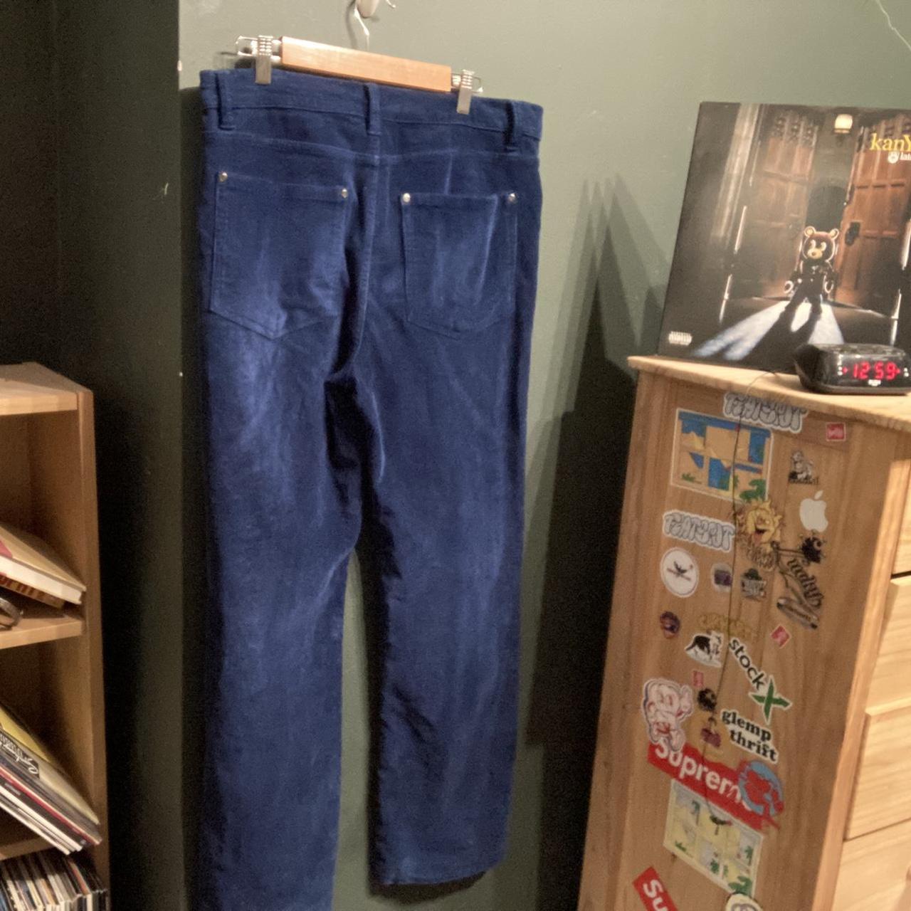 Cotton Traders Corduroy Trousers in Navy... Depop