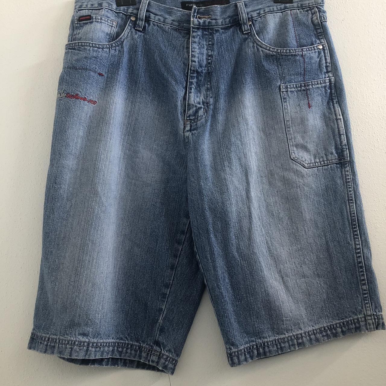 #jeans #bermuda #Fubu #baggy #streetwear - Depop