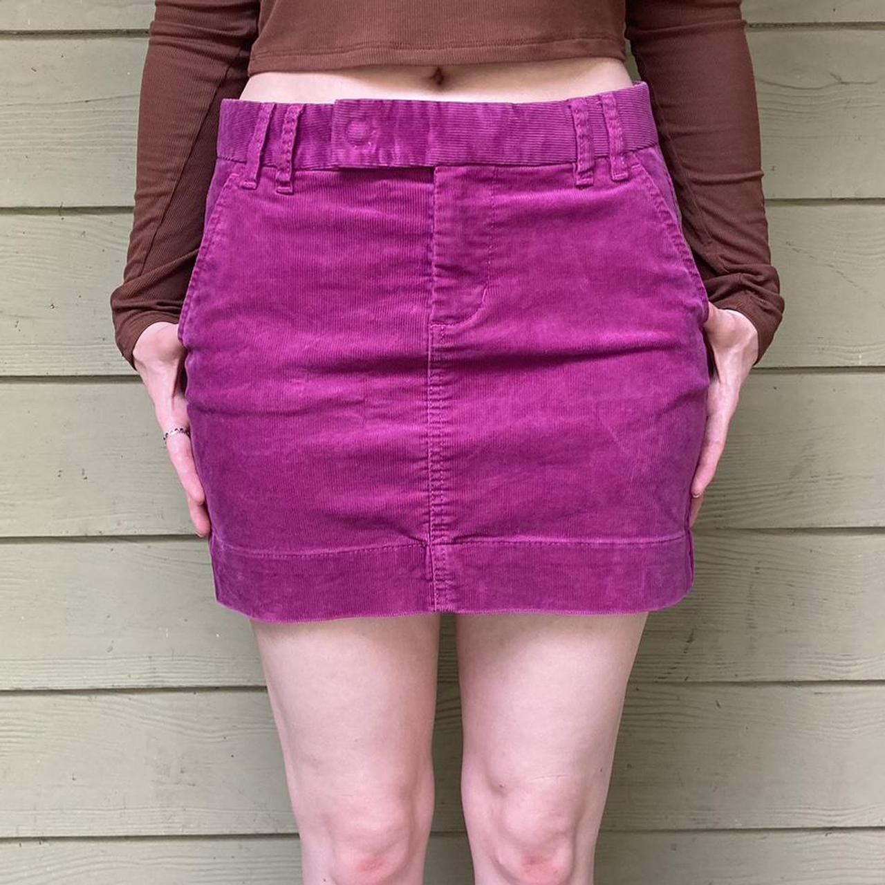 Gap Y2K lowrise corduroy mini skirt, size 0. This... Depop