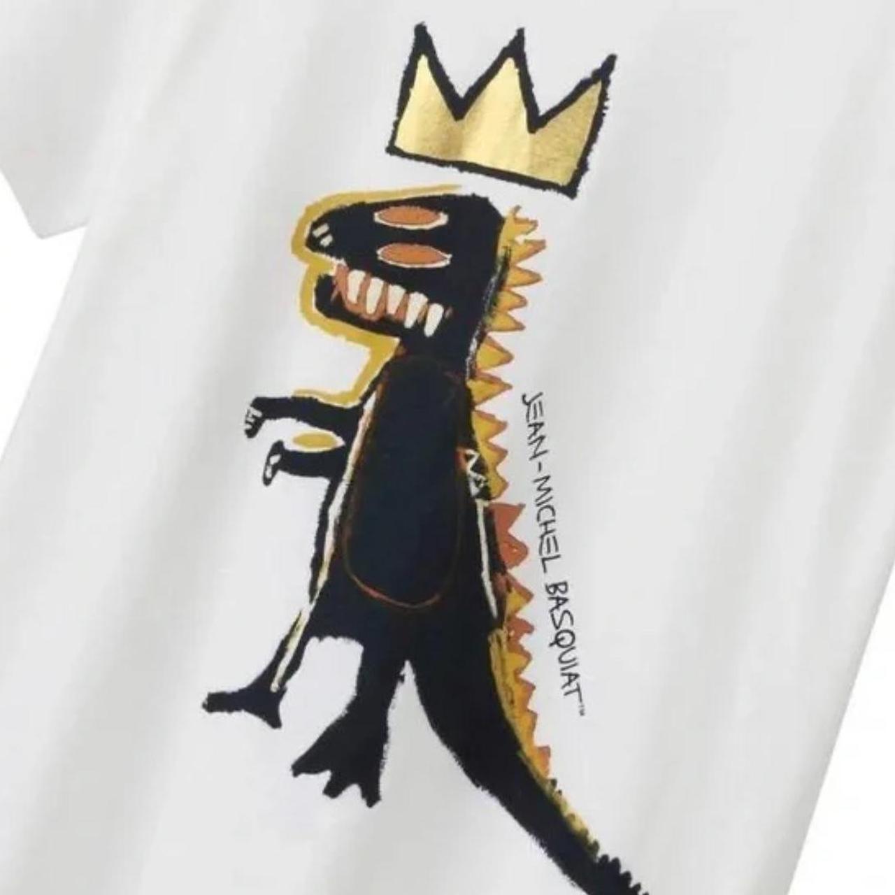 Uniqlo x Basquiat Dinosaur crown Tee shirt store medium