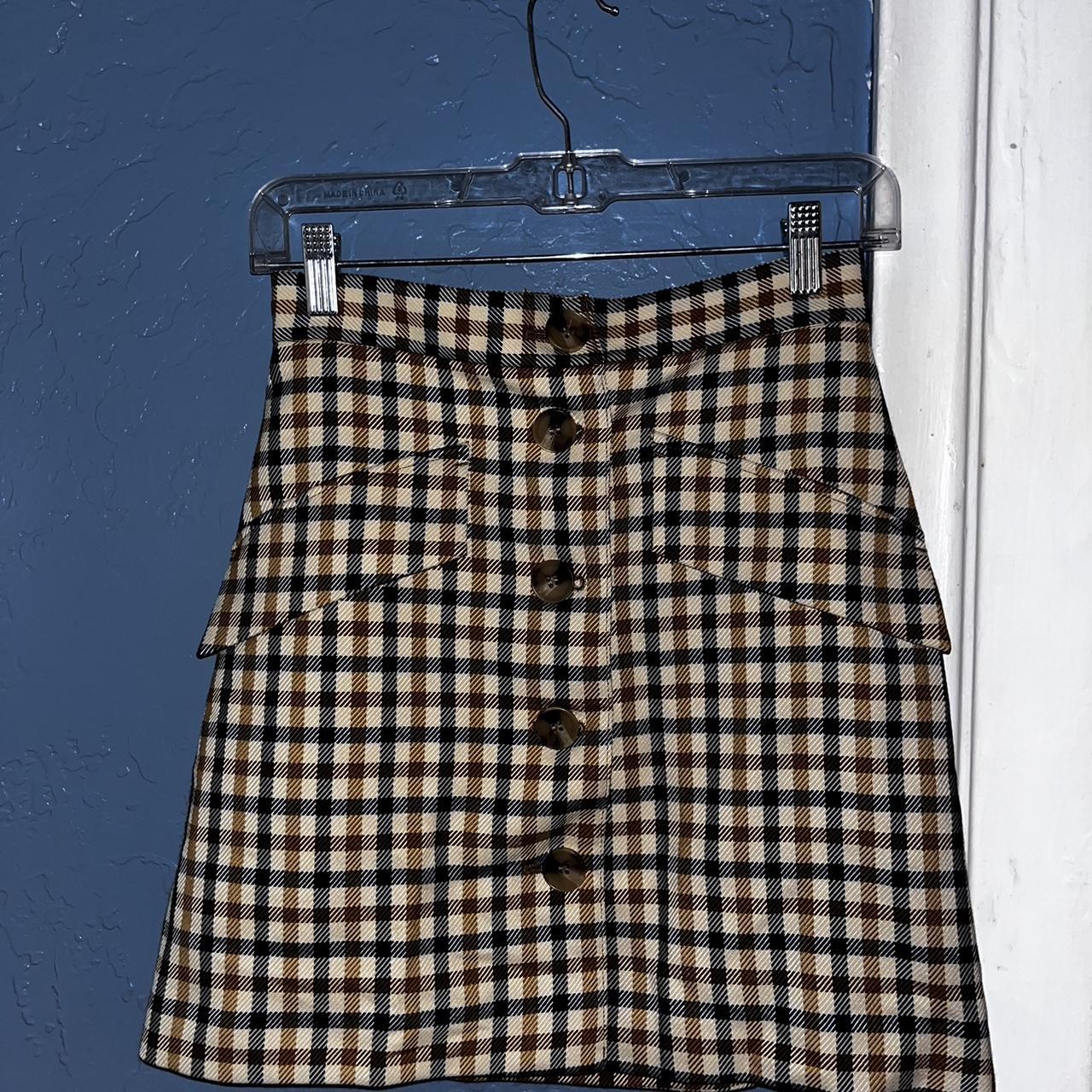 Brand new 90’s plaid schoolgirl skirt. - Depop