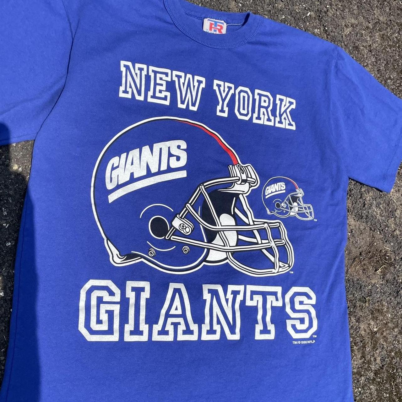 Vintage 80s NY Giants Cotton Jersey In Amazing - Depop