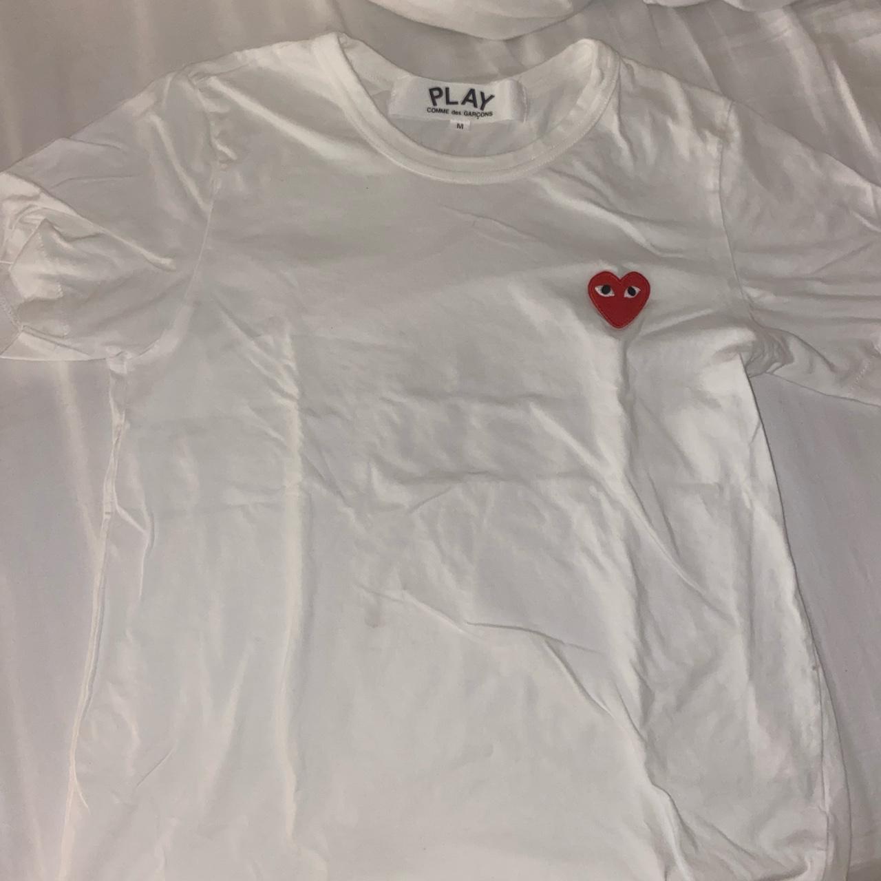 comme des garcons low top white