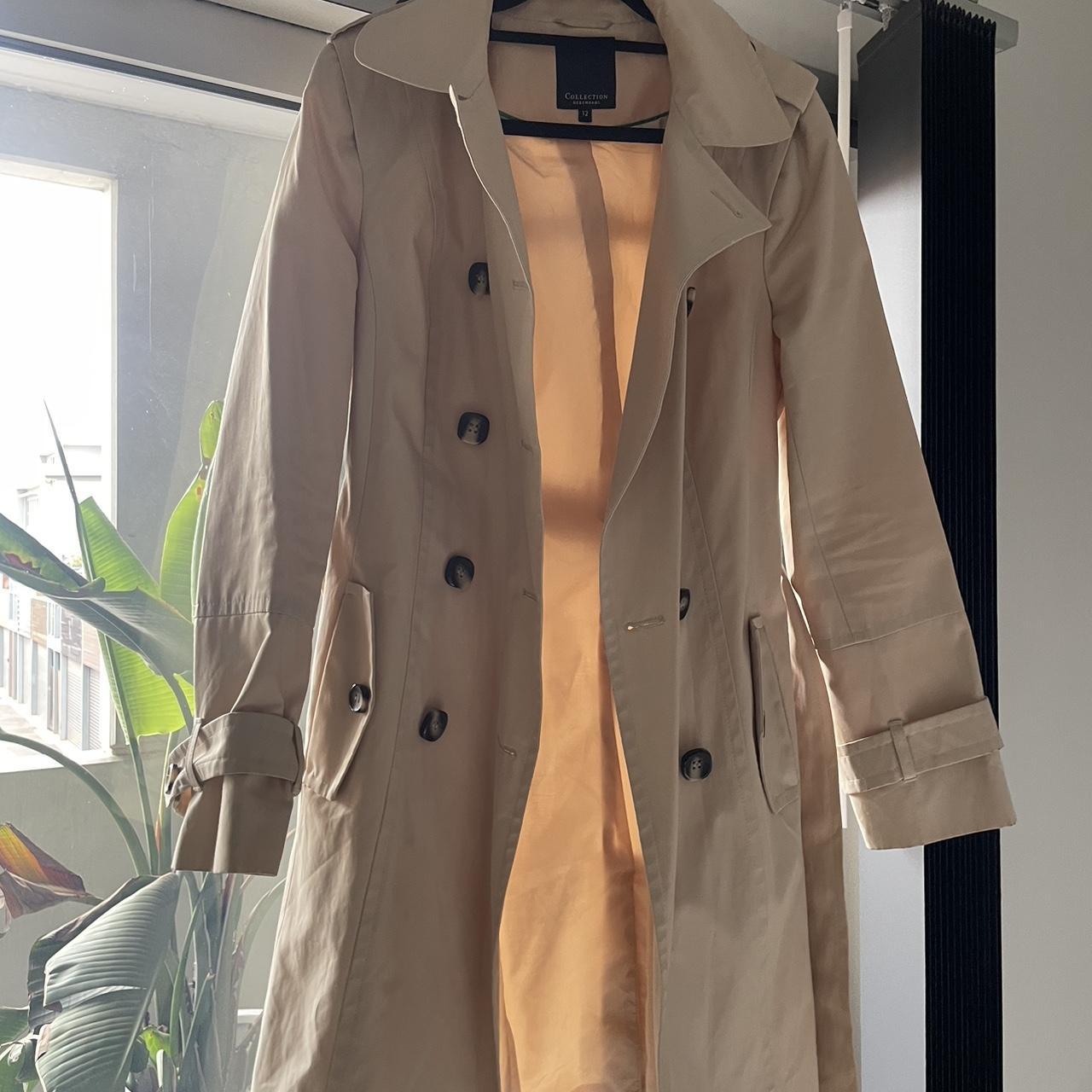 Vintage Debenhams Trench Coat, size 12 40 Depop