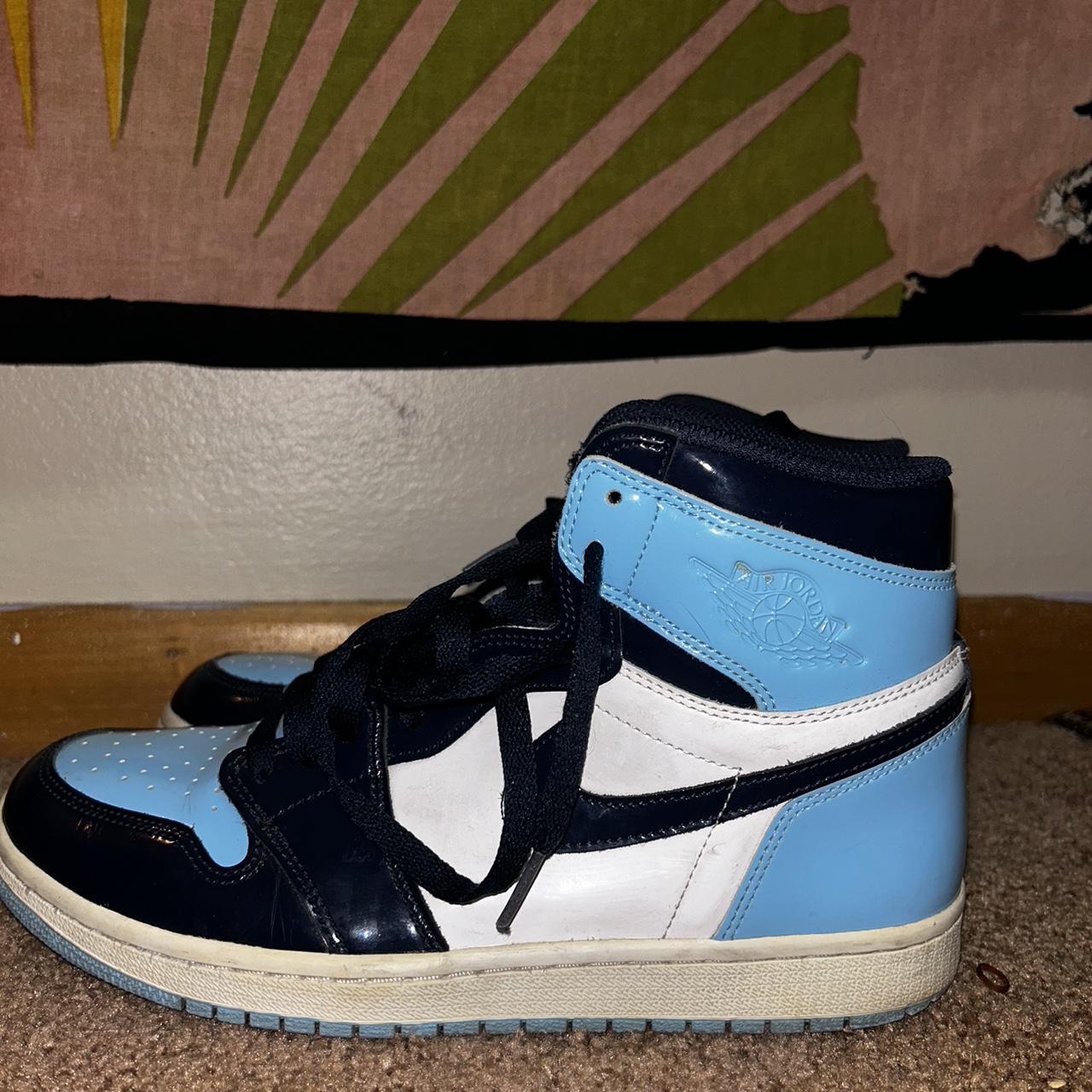 “Blue Chill” Jordan 1 - Women’s 9 - well kept,... - Depop