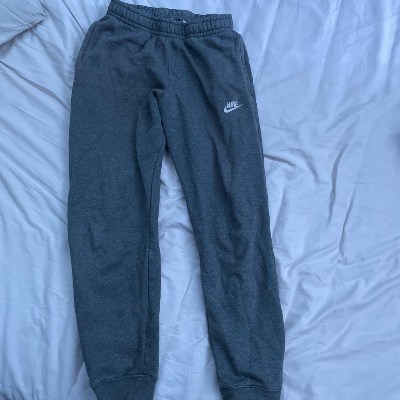 mens small grey nike joggers