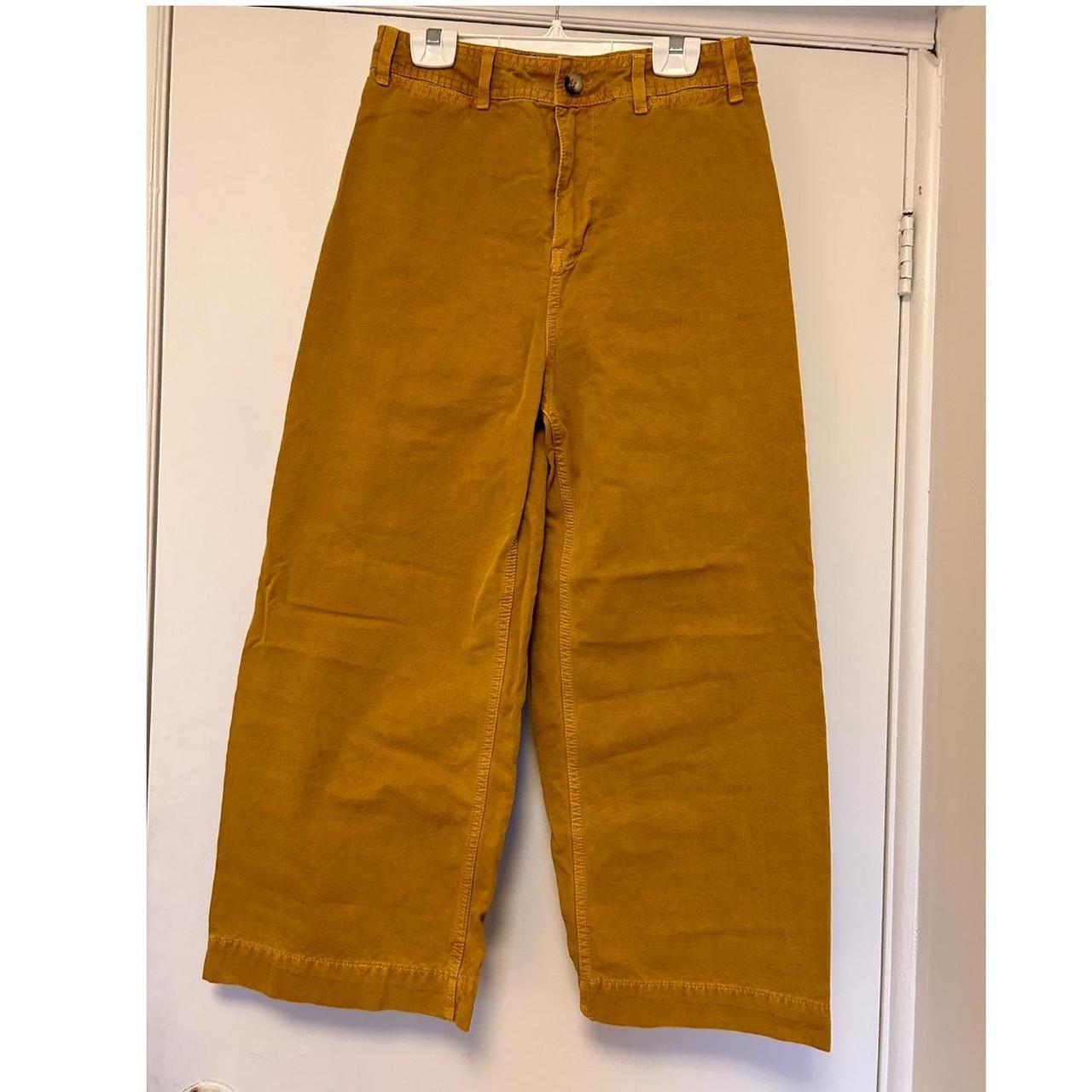 We store The Free Patti cropped wide leg jean in Harvest Yellow