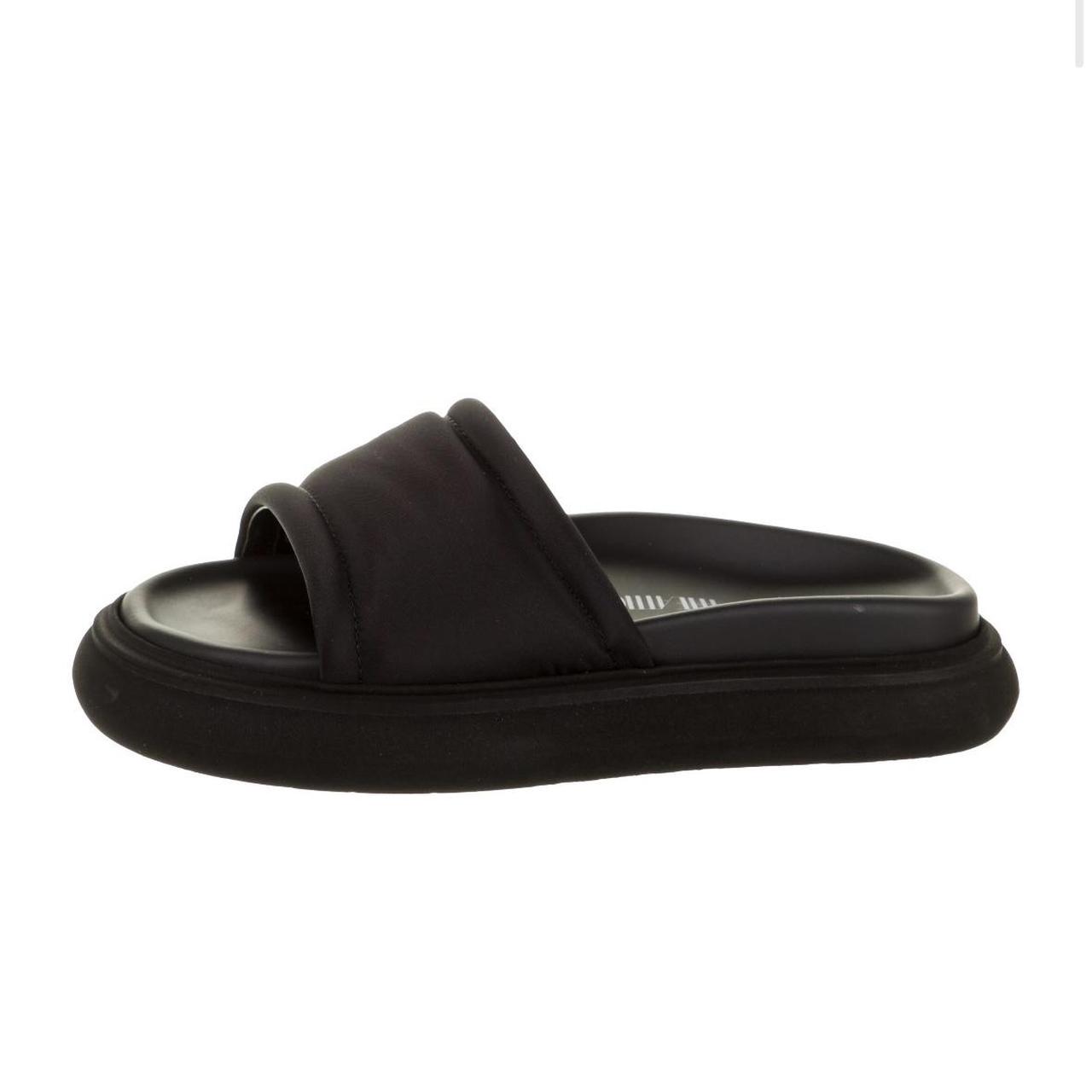 The Attico Noah Satin Slides Perfect condition