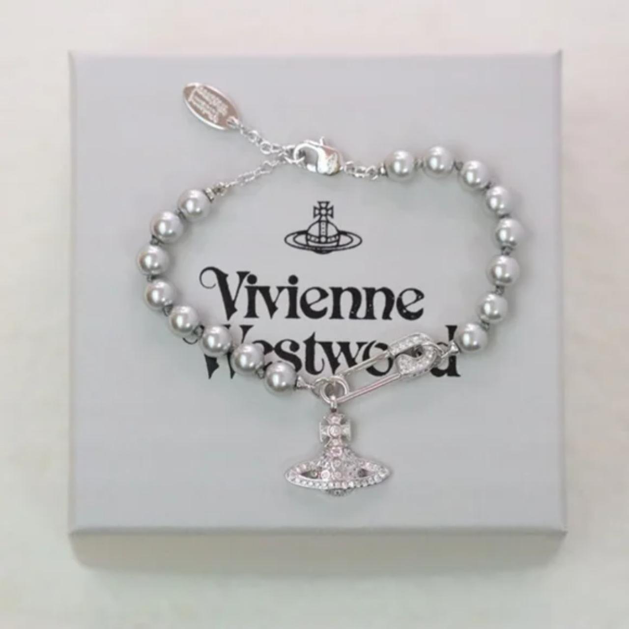 Vivienne Westwood Women's Jewelry - Silver/White – Silver Bracelet