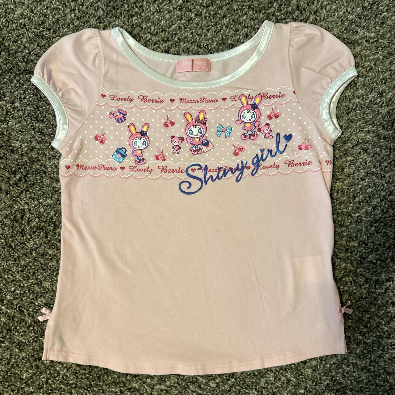 Super adorable light pink Mezzo Piano top! This top | Depop