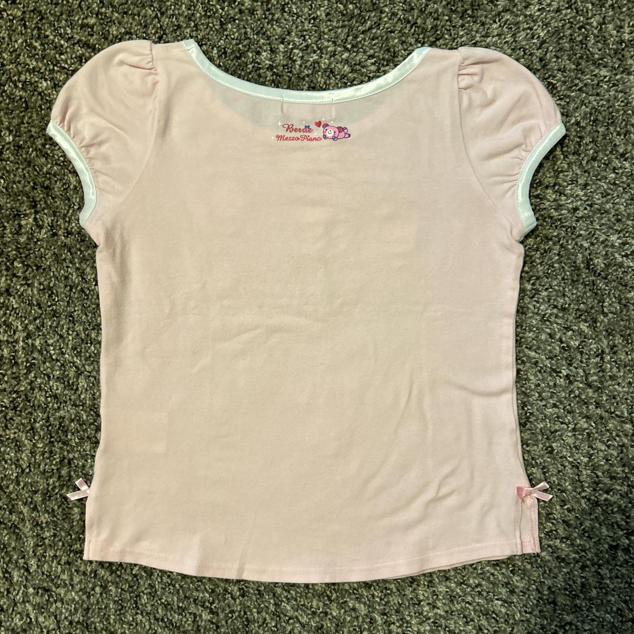 MezzoPiano×SKINNYDIPiPhone15 Mezzo piano candy long sleeved shirt 🍰japanese Size | Depop