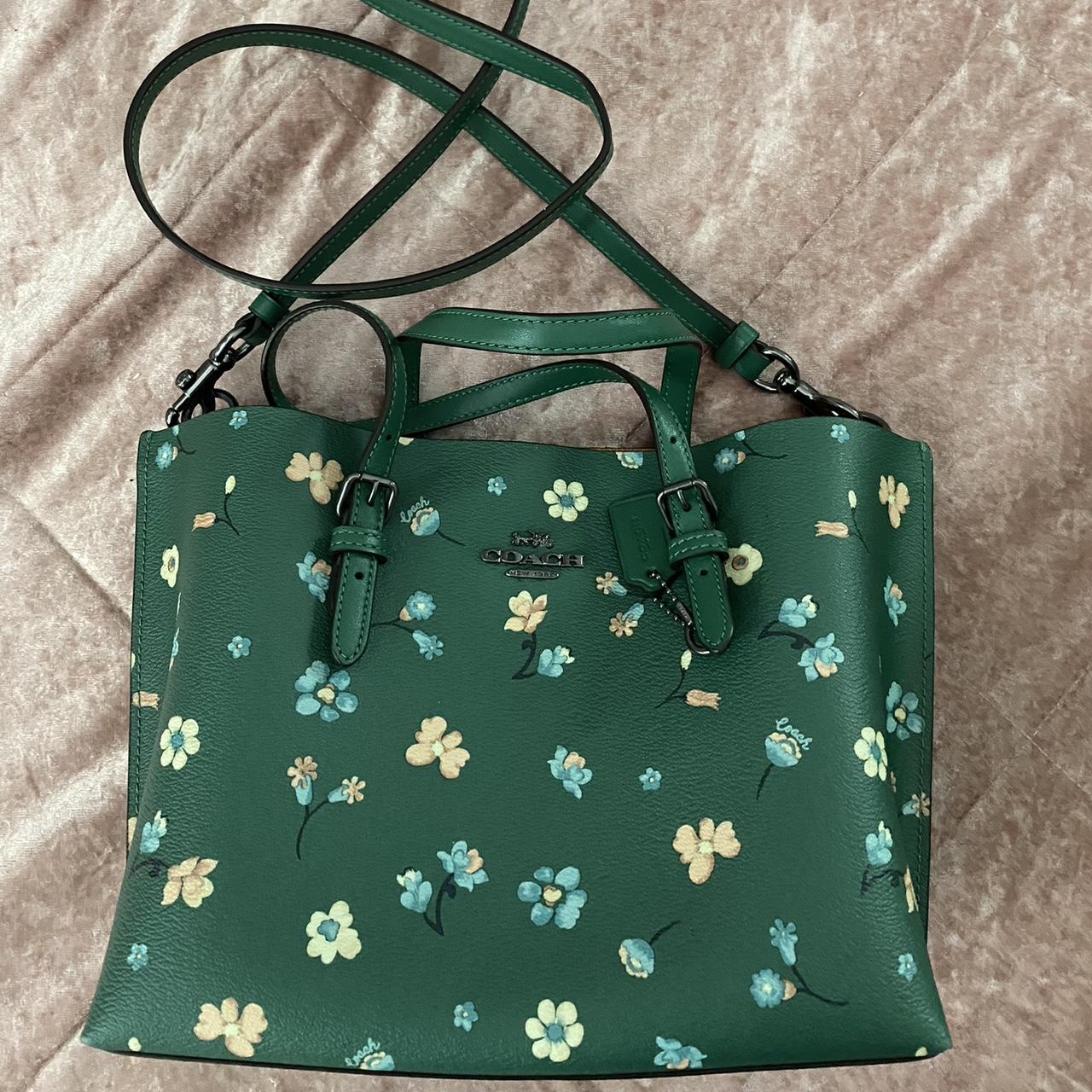Coach Penelope OP Art green satchel bag purse L0882 13532 | eBay