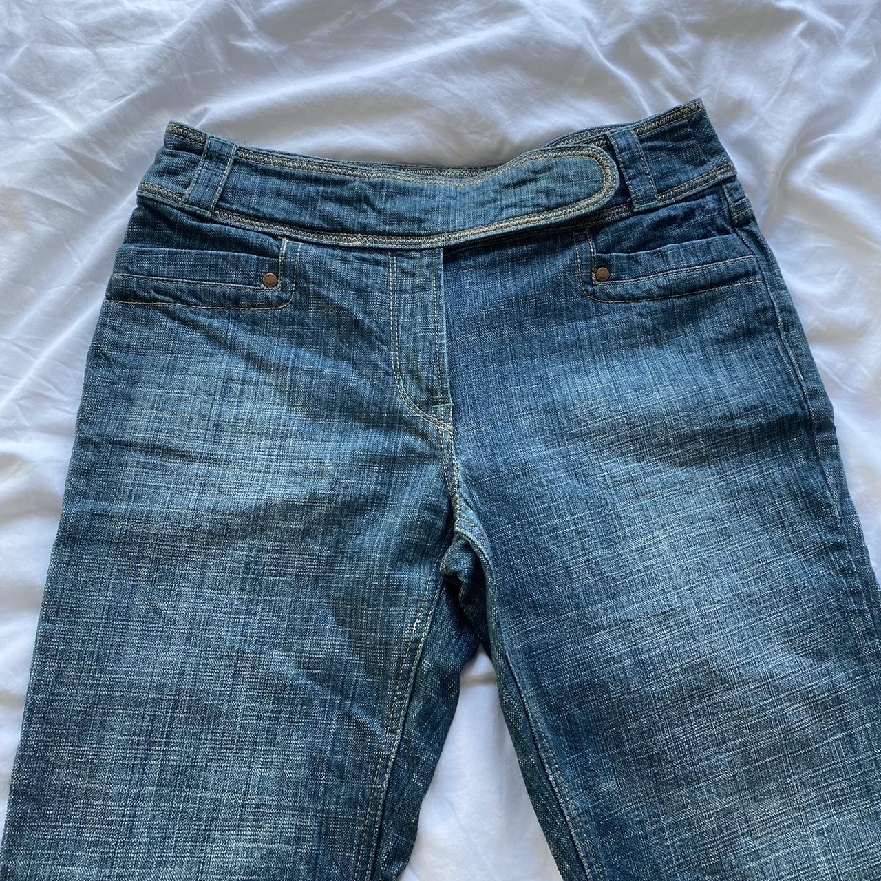 most beautiful vintage jeans with pocket detailing.... - Depop