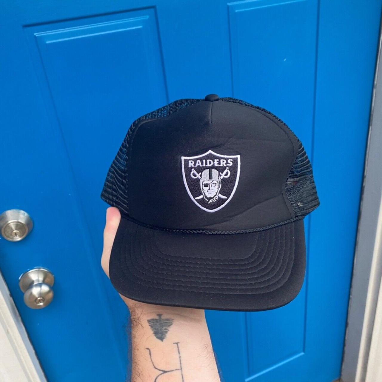 Vintage Las Vegas Oakland Raiders Strapback - Depop