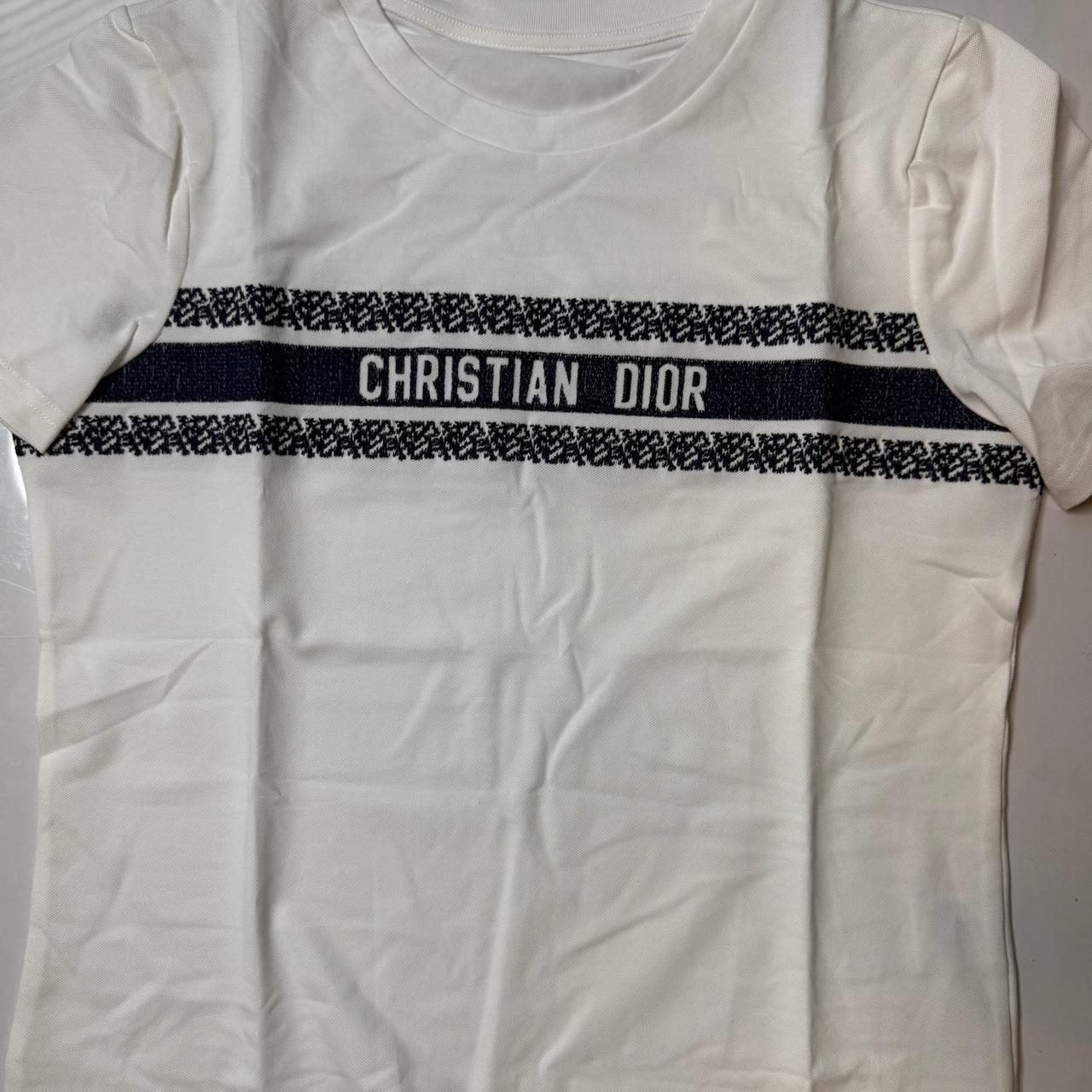 baby dior Tシャツ Baby Christian Dior Couture T-Shirt White Cotton Jersey | DIOR
