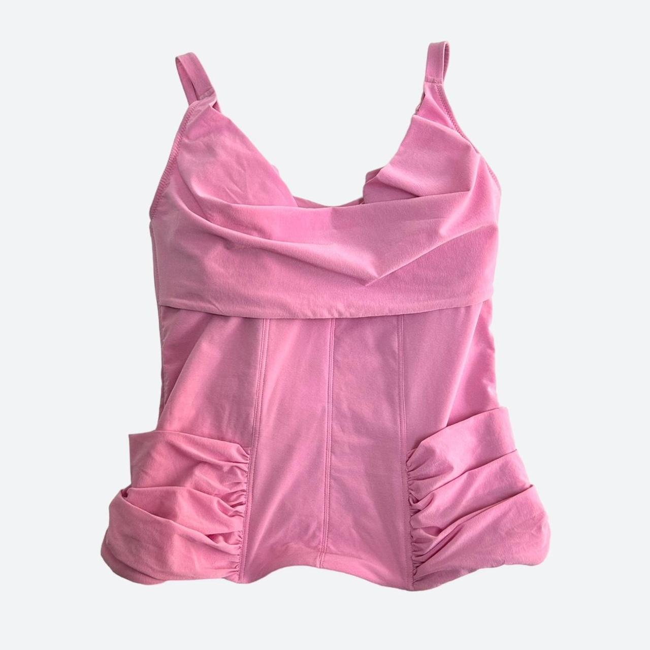 Chantal Thomass late 90s pink bustier in very good... Depop